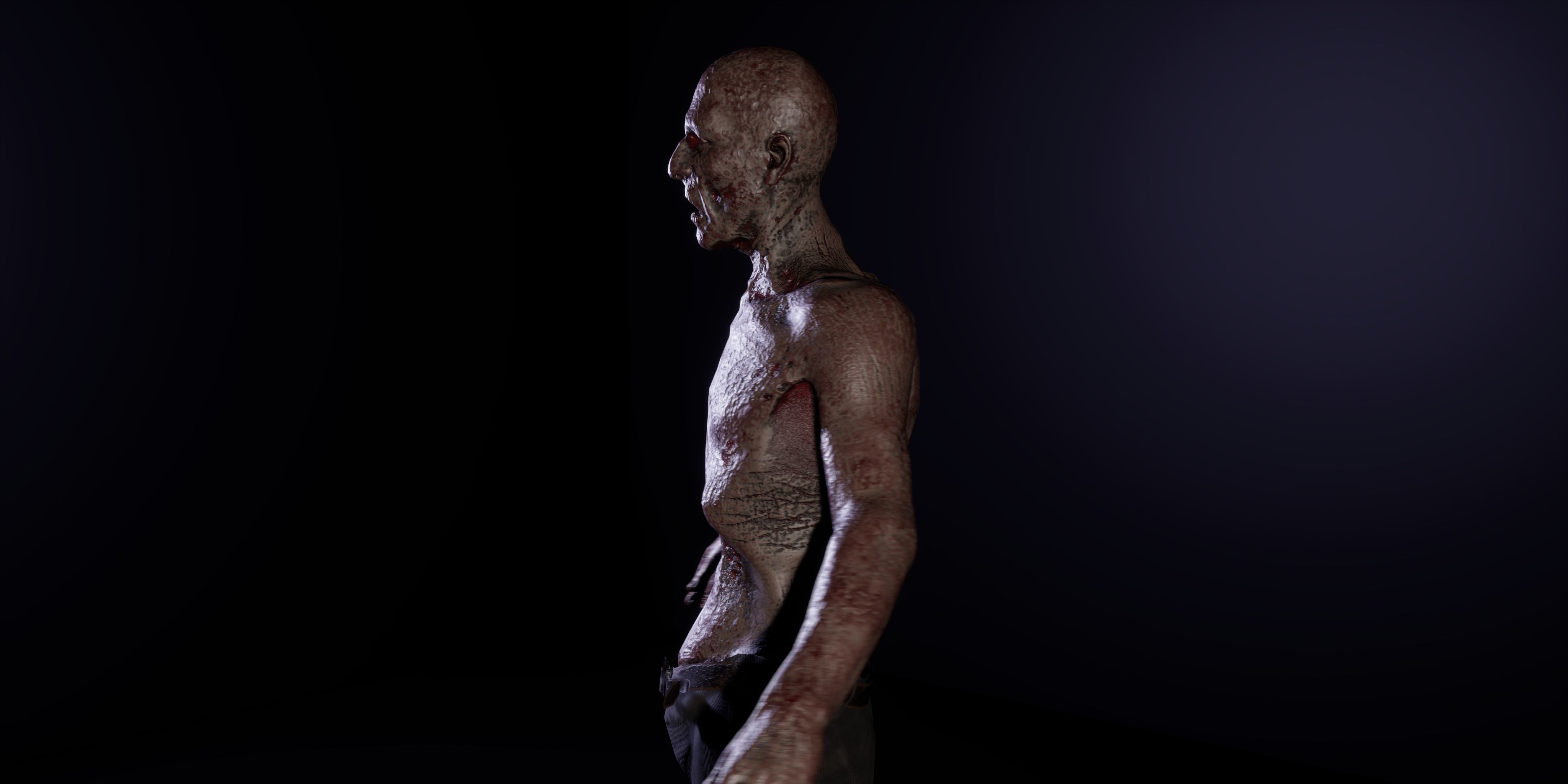 Zombie lowpoly rigged Low-poly 3D model_19