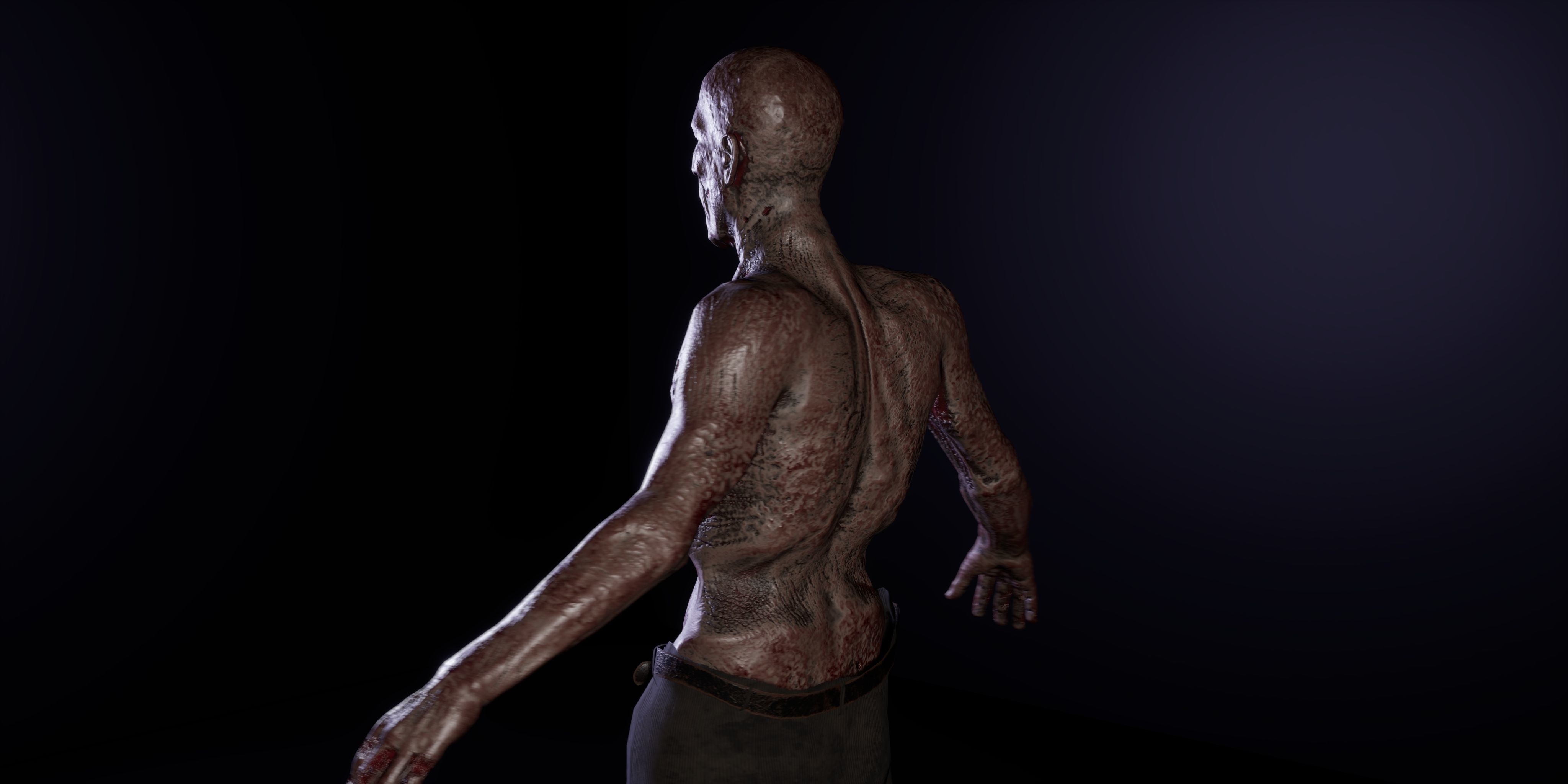 Zombie lowpoly rigged Low-poly 3D model_20