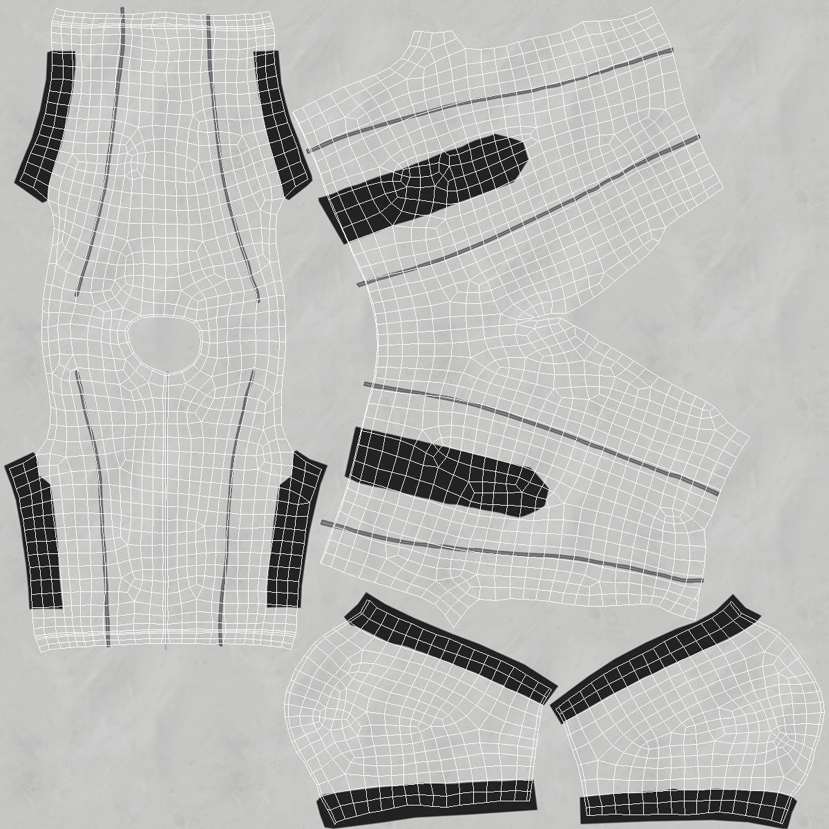 Futuristic Space Suit 3D model_10