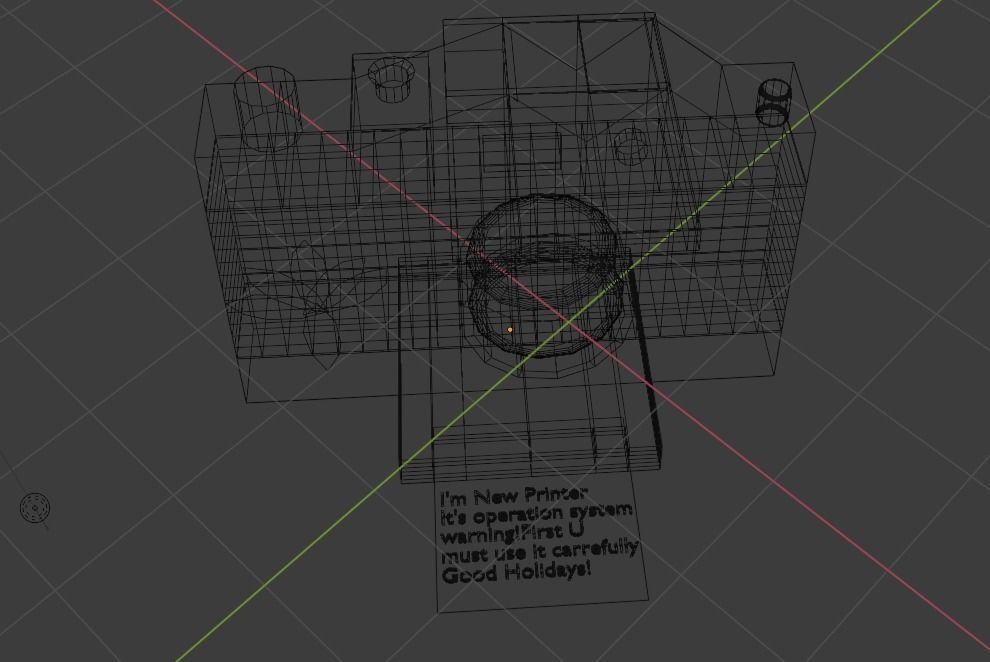 Camera with leaf Free low-poly 3D model_12