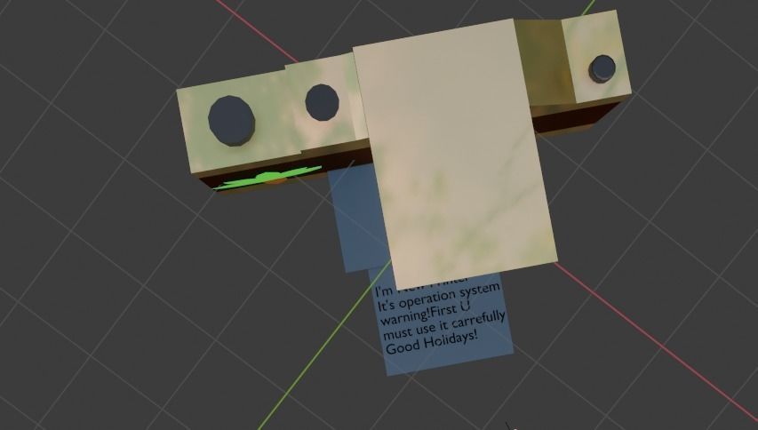 Camera with leaf Free low-poly 3D model_22