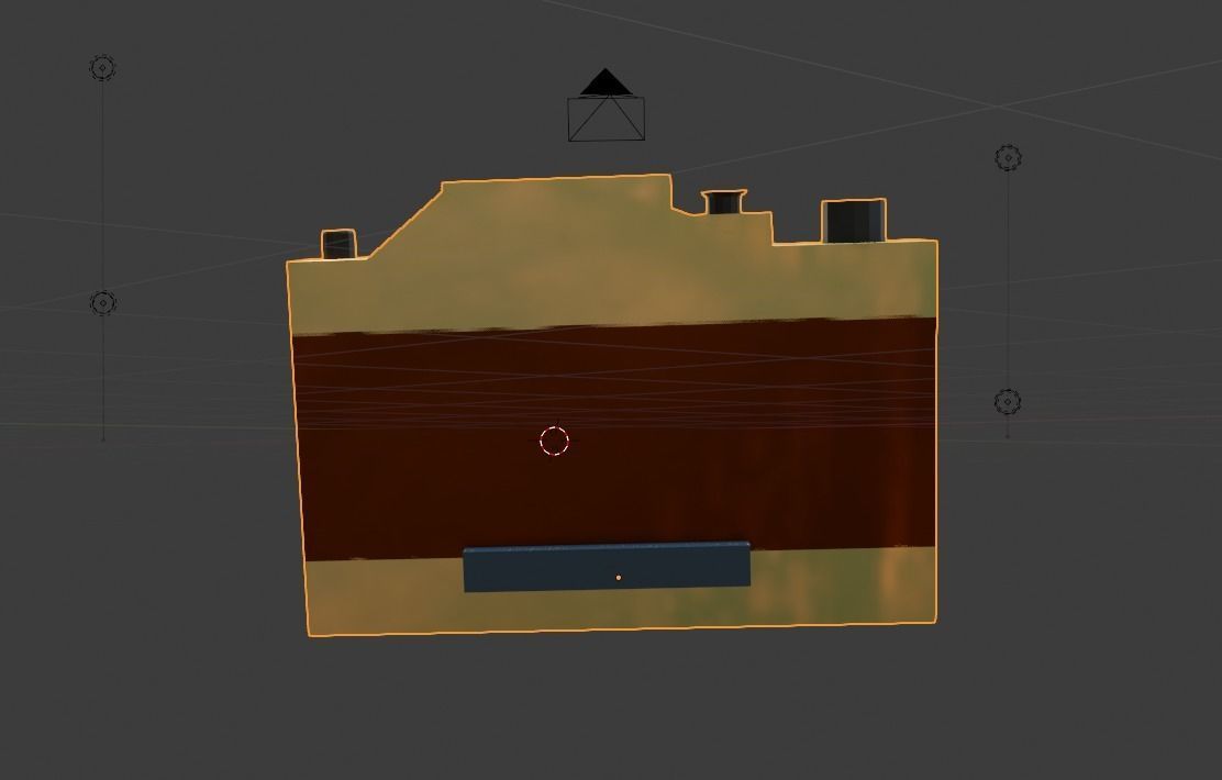 Camera with leaf Free low-poly 3D model_6