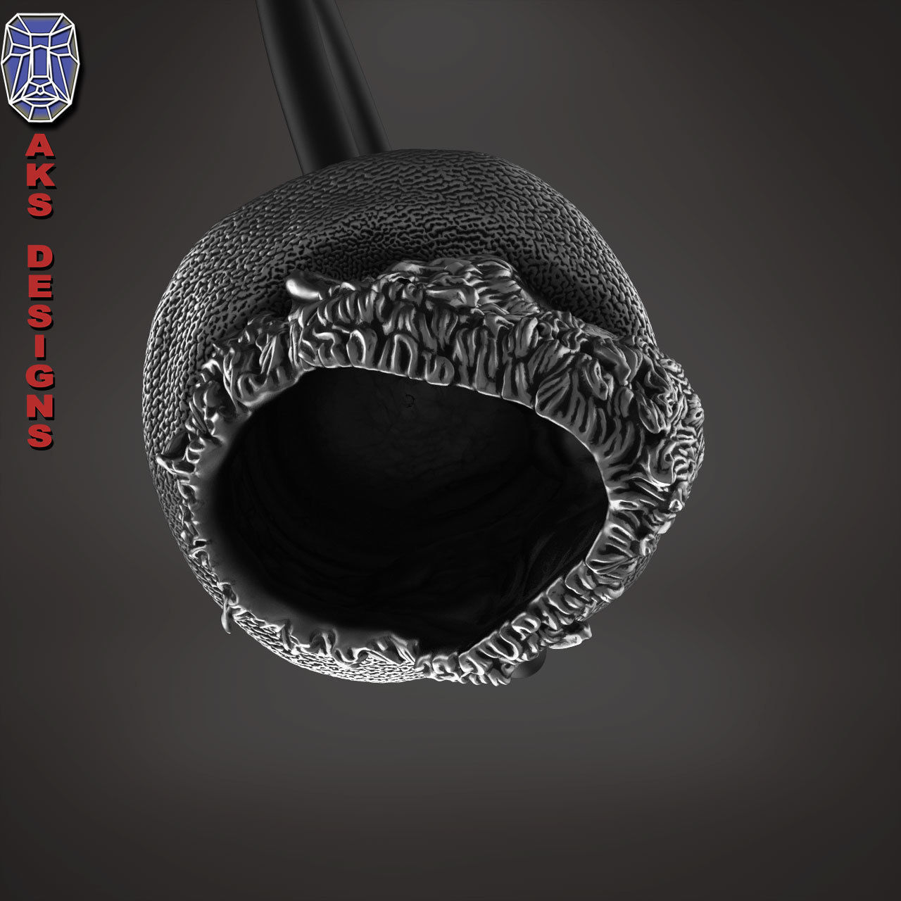 Pendant animal Jewelry Gentlemen Gorilla Monkey 1 3D print model_16