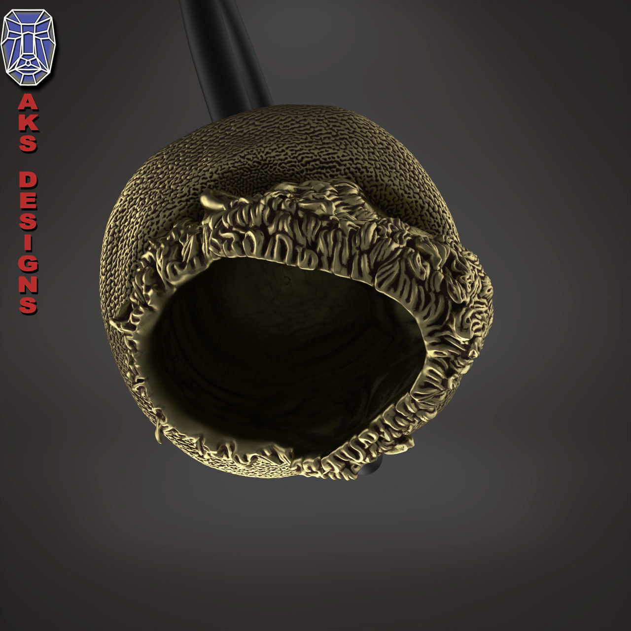 Pendant animal Jewelry Gentlemen Gorilla Monkey 1 3D print model_17