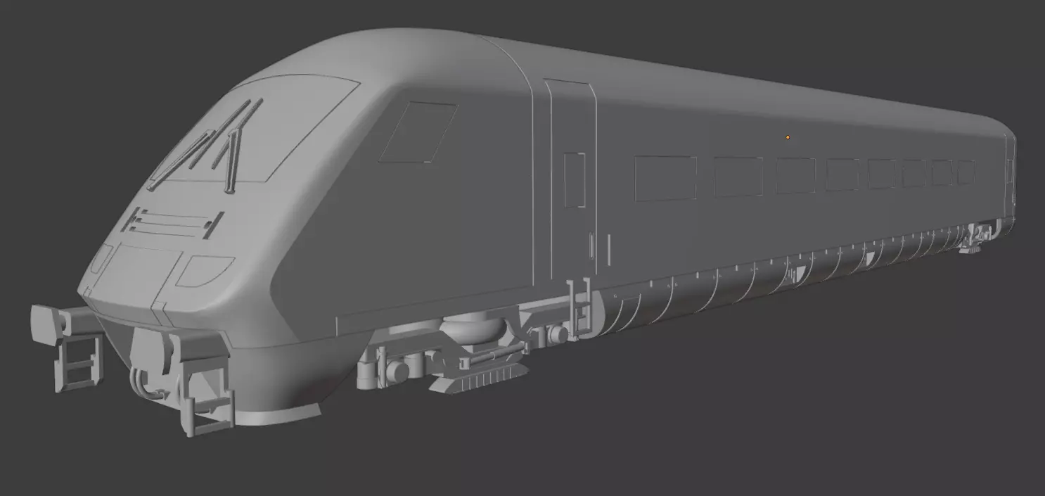 H0 1-87 scale Reisezugwagen Apmbzf 116 8 3D print model
