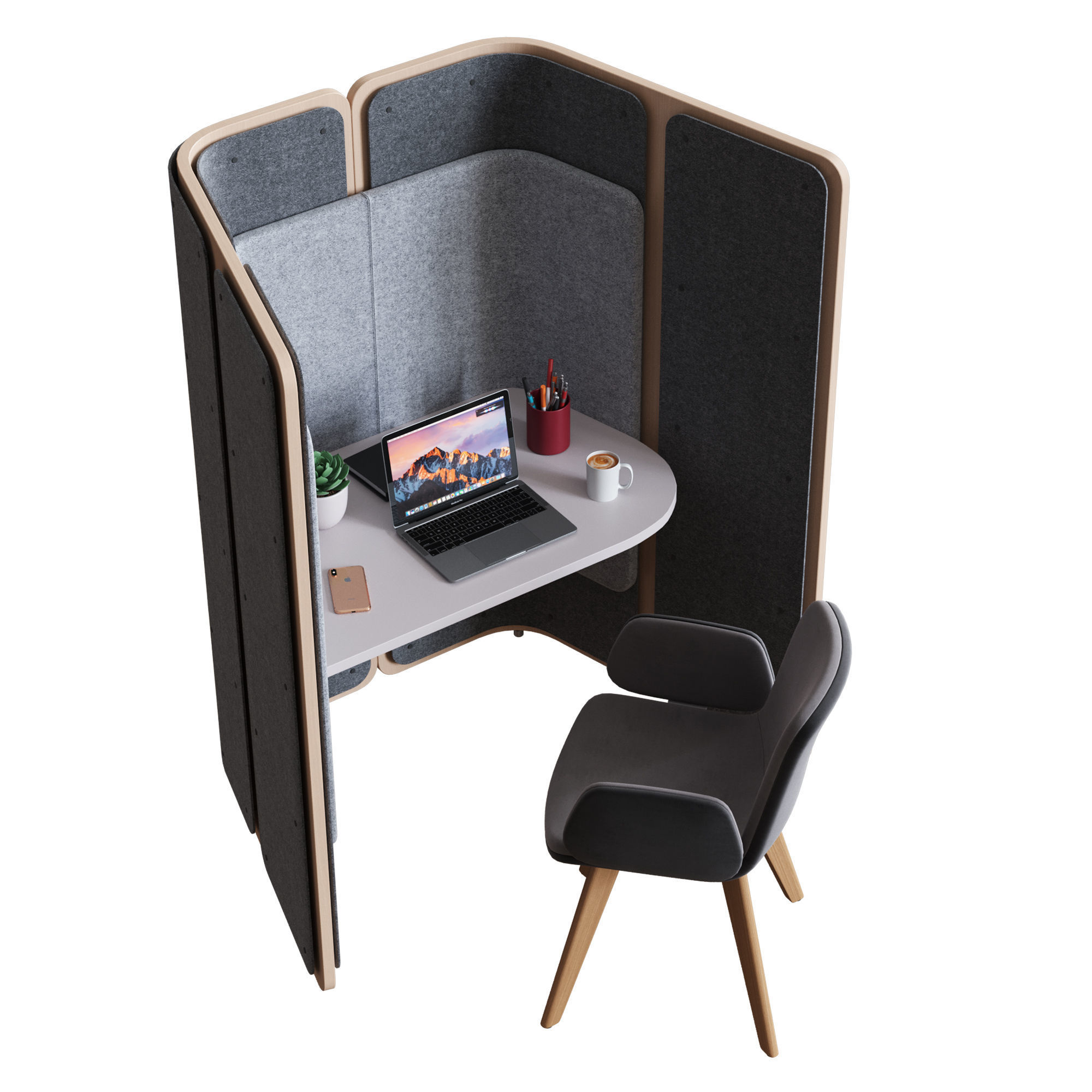 OrangeBox - Coppice WorkStation 01 3D model_2