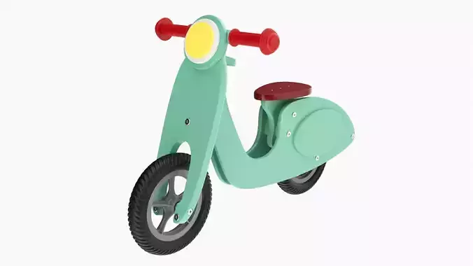 Scooter balance bike green