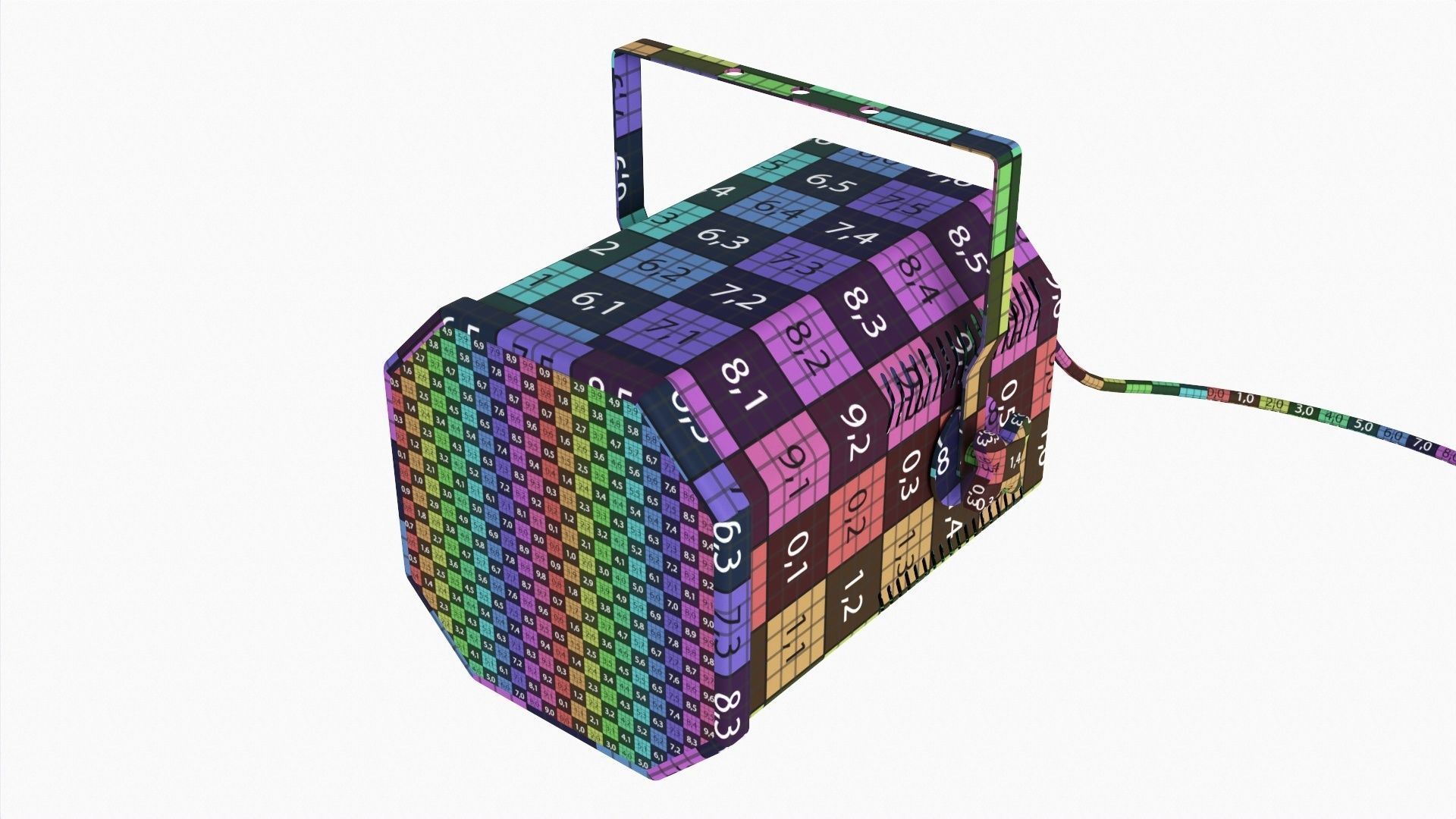 Gun UV lamp black light 3D model_8