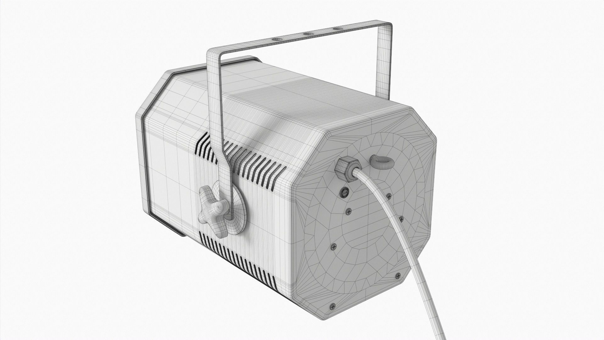 Gun UV lamp black light 3D model_7