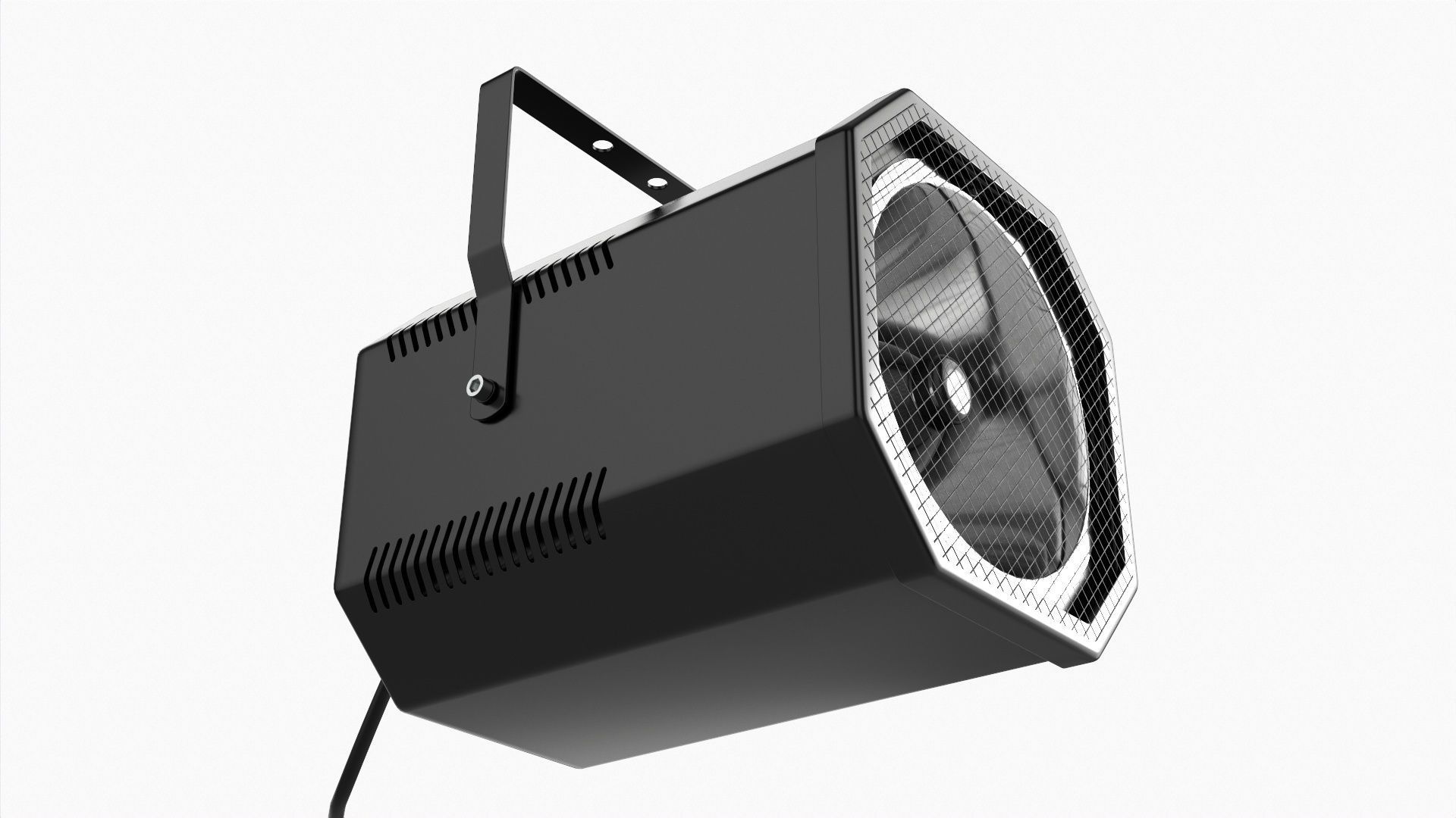 Gun UV lamp black light 3D model_3