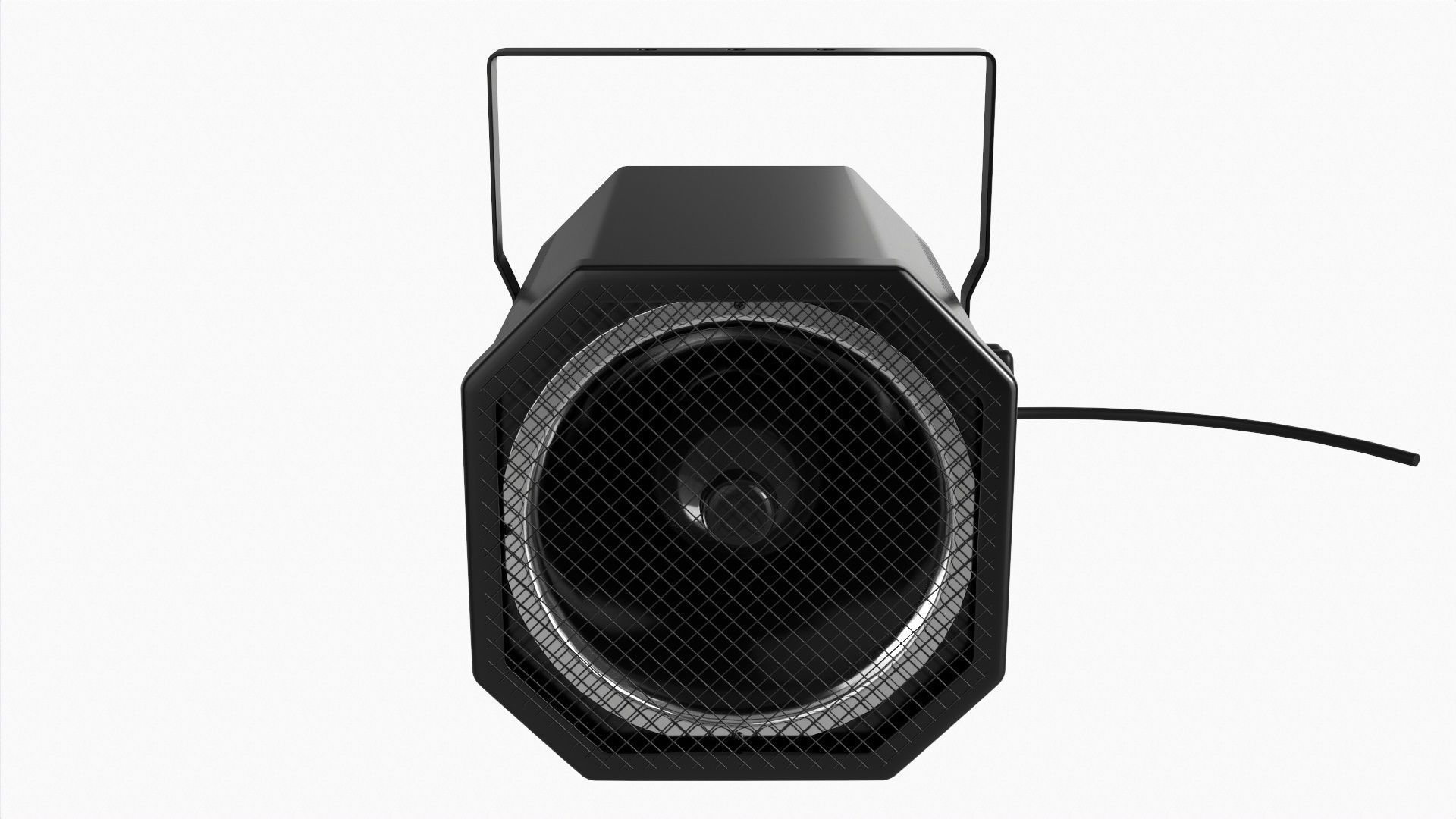 Gun UV lamp black light 3D model_4