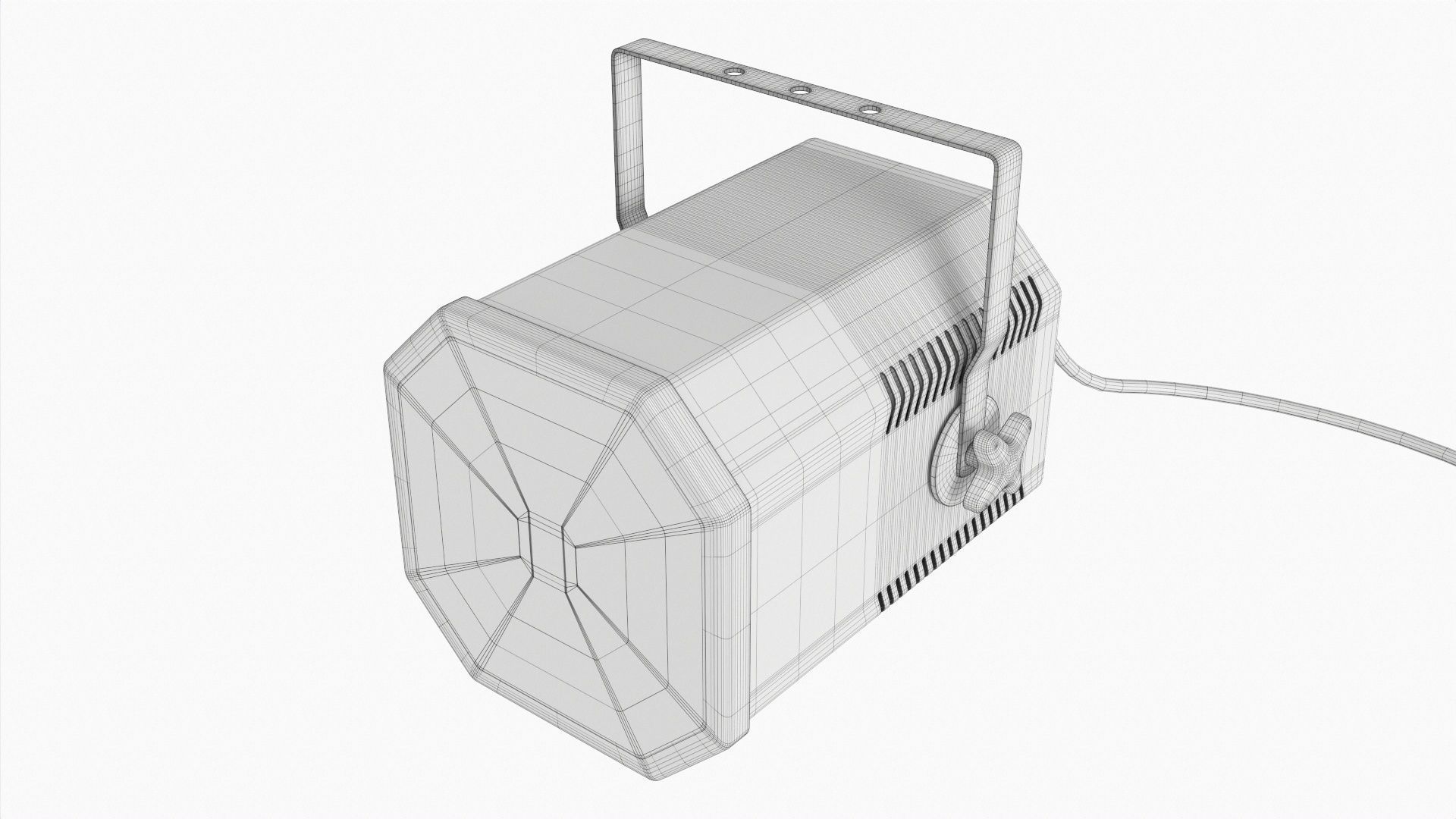 Gun UV lamp black light 3D model_5