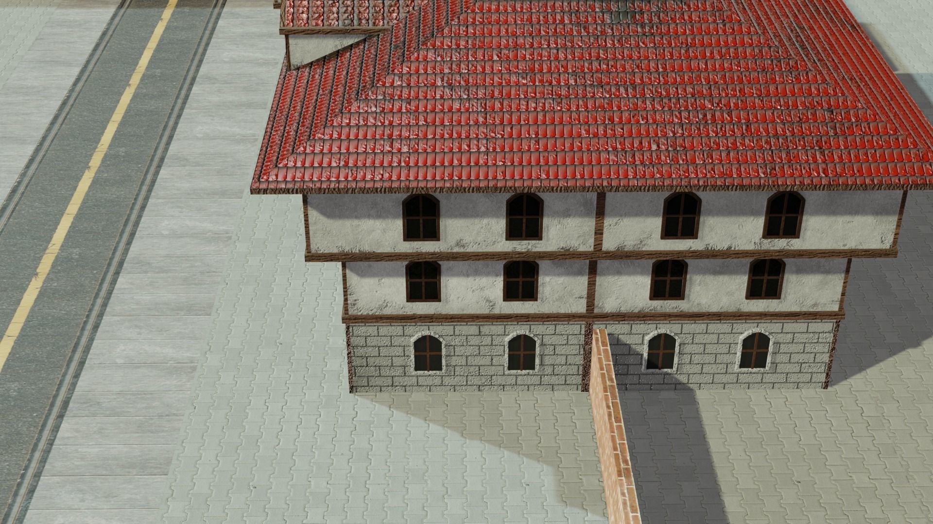 Safranbolu house Low-poly Low-poly 3D model_5