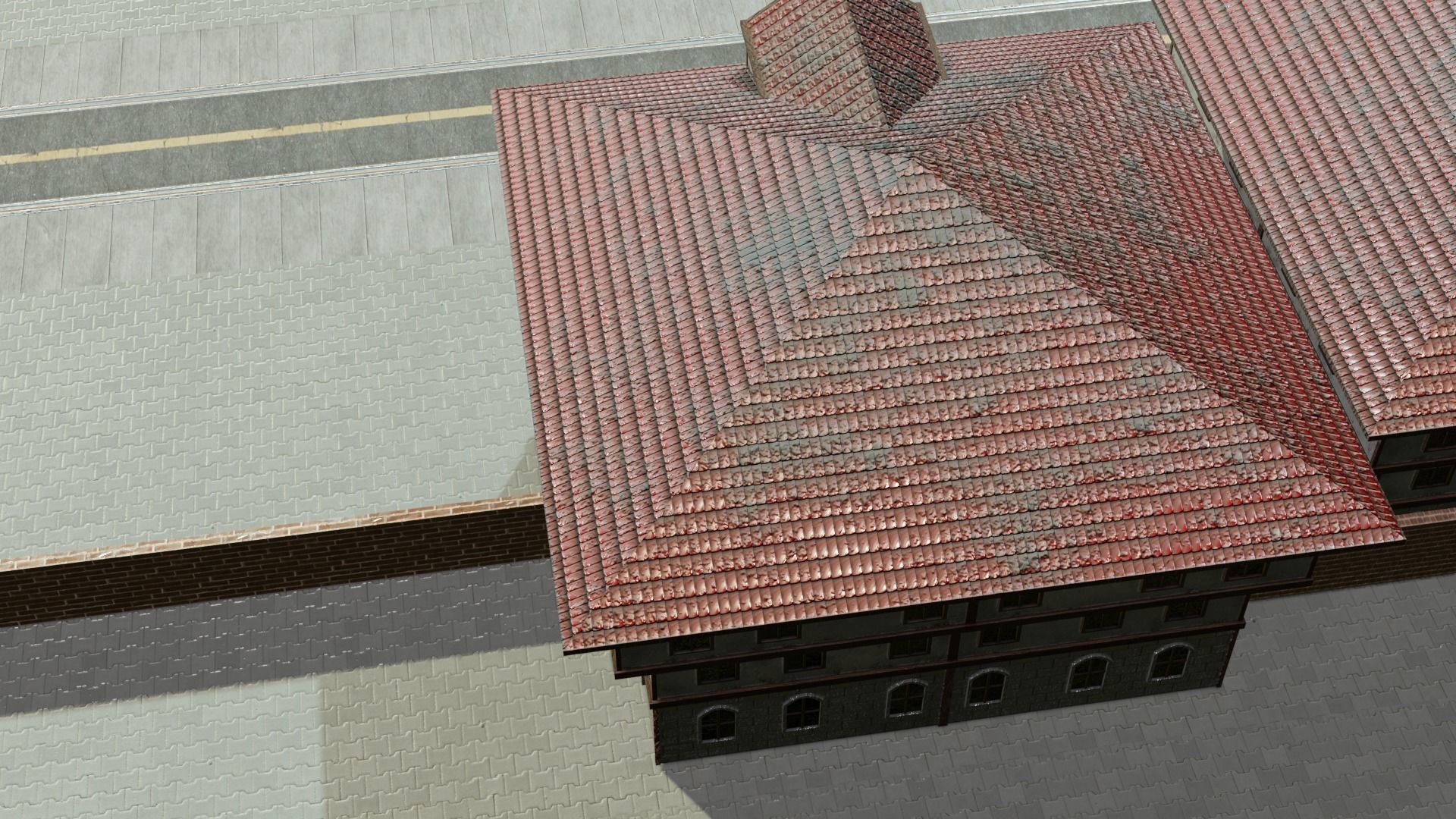 Safranbolu house Low-poly Low-poly 3D model_4