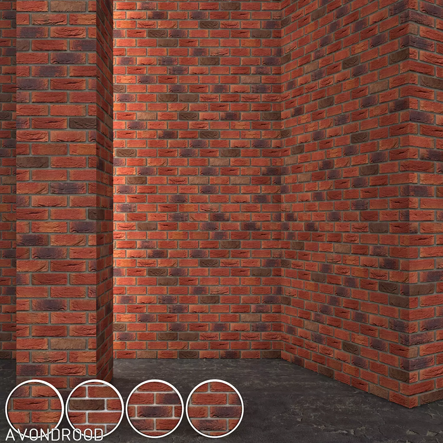 Vandersanden Brick Avondrood Texture_0