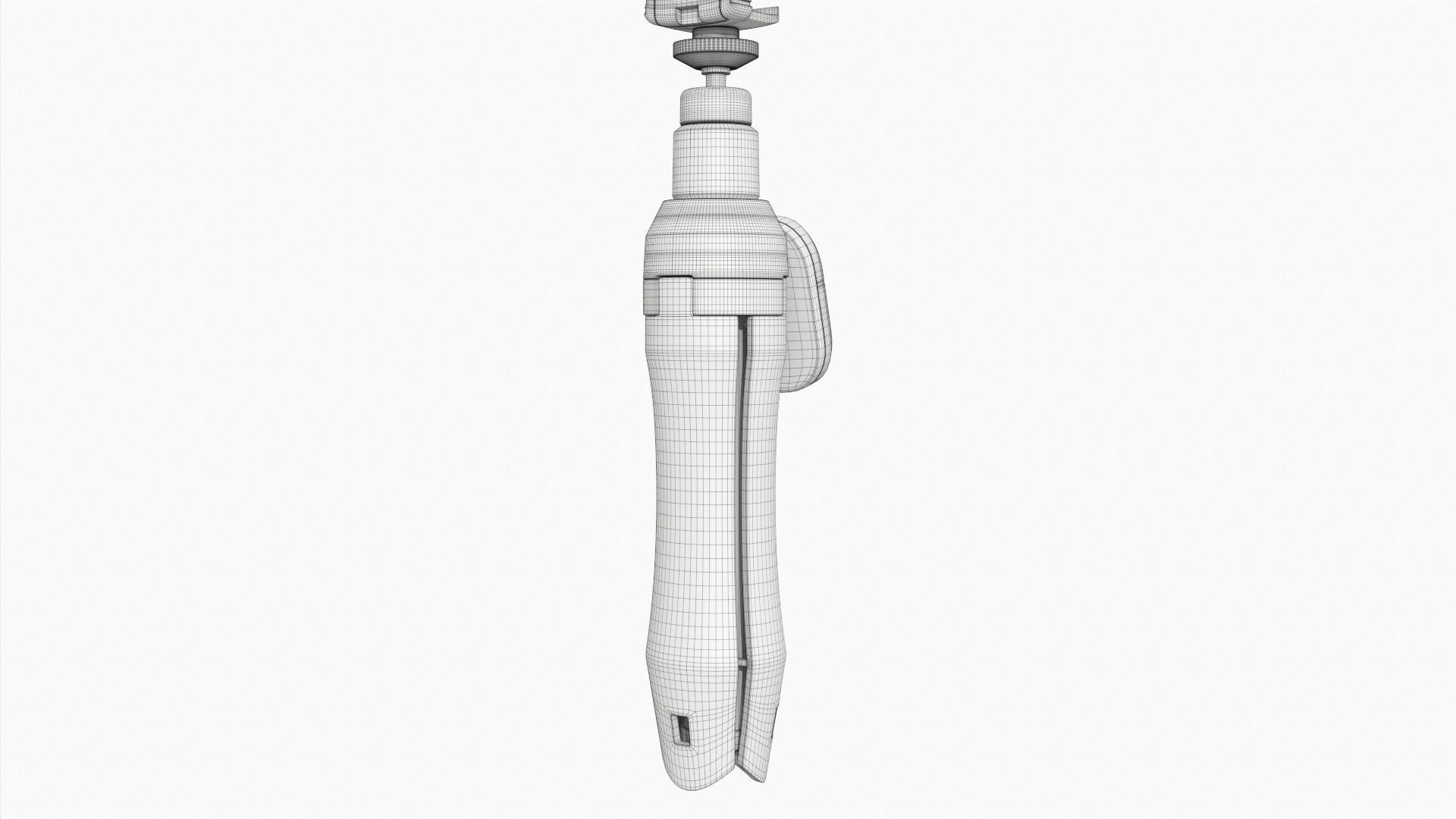 Live streaming tripod with lamp 01 3D model_12