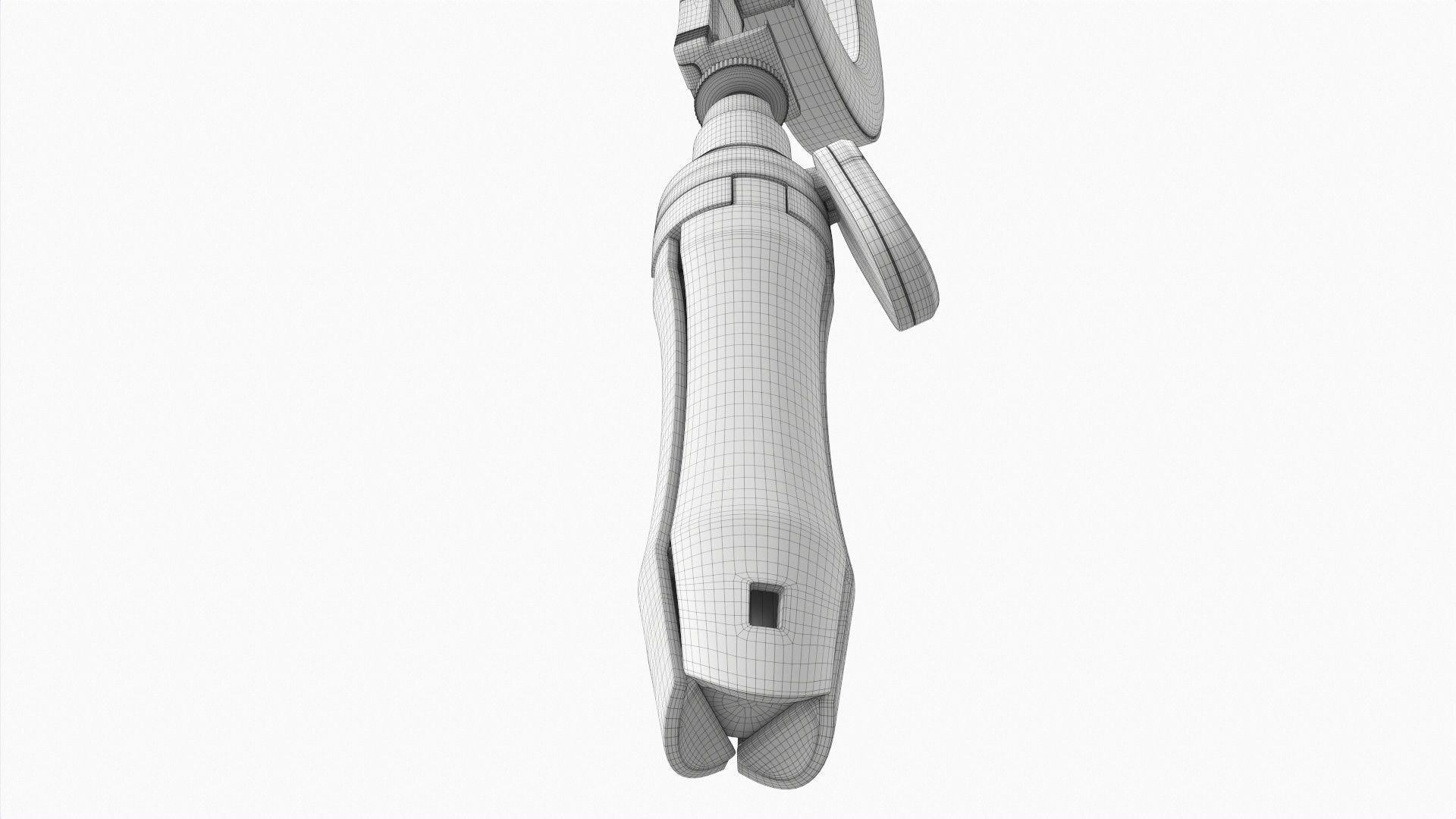 Live streaming tripod with lamp 01 3D model_13