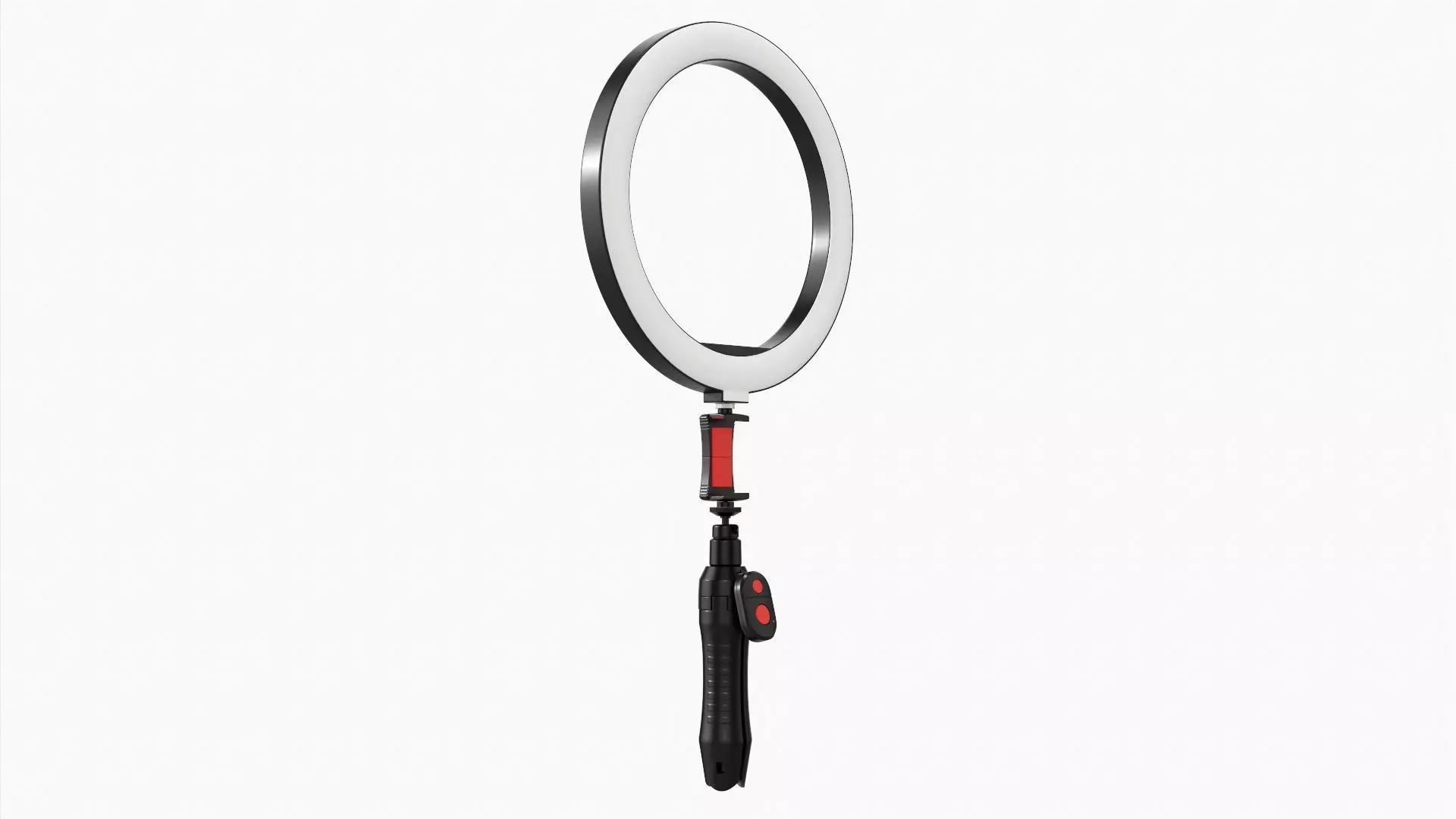 Live streaming tripod with lamp 01 3D model_0