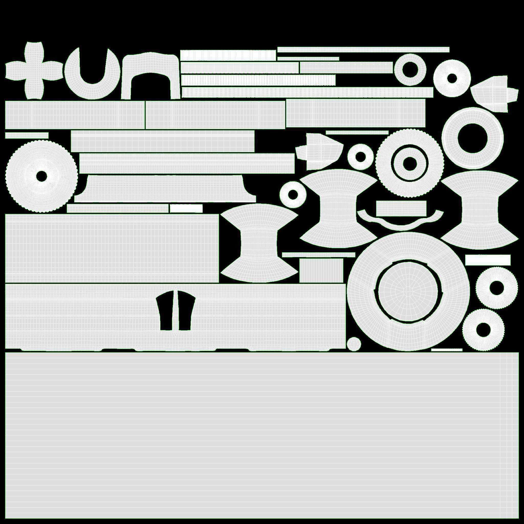 Live streaming tripod with lamp 01 3D model_16