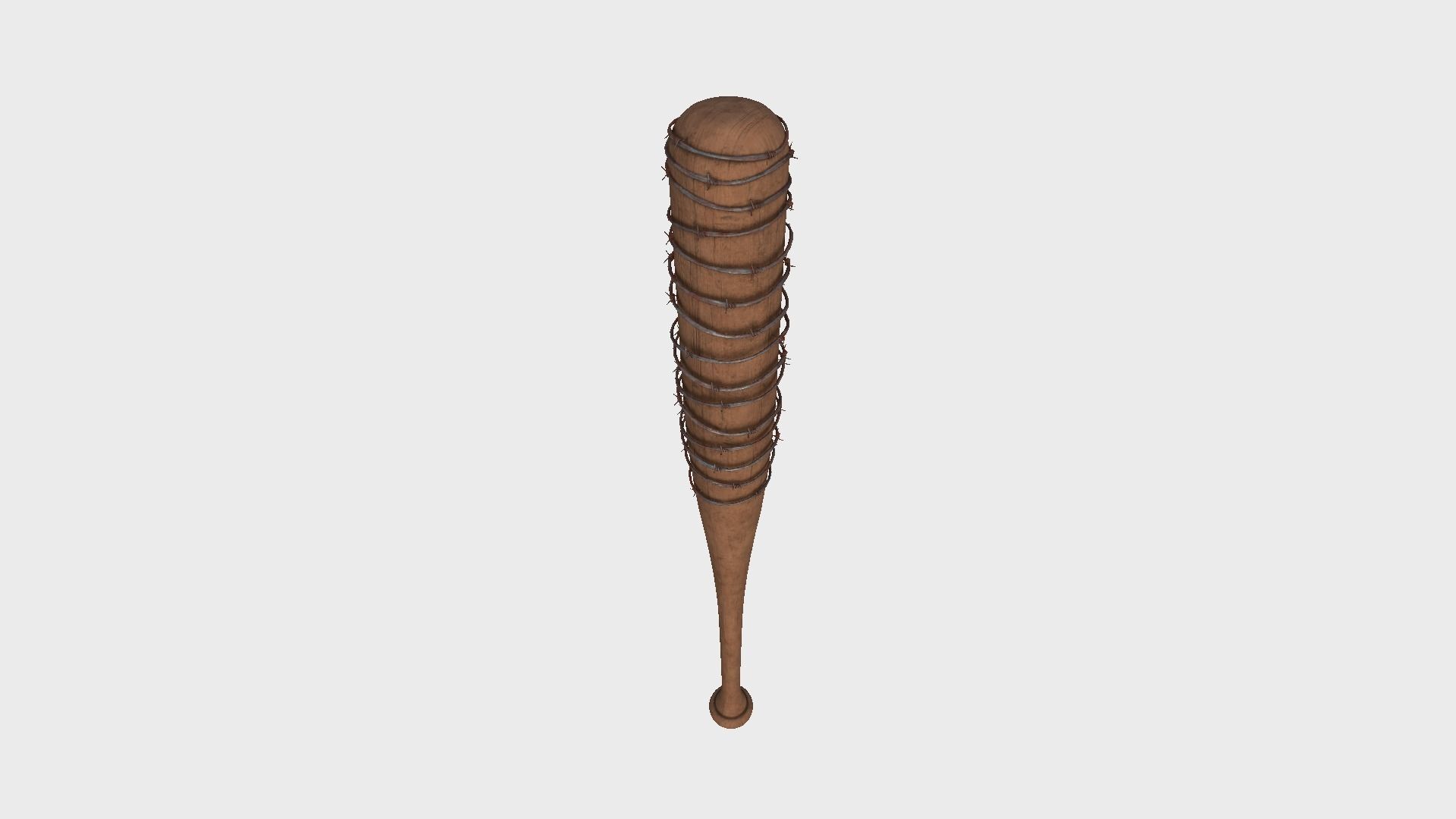Baseball Bat Weapon 01 - Lucille - Character Weaponry 3D model_4