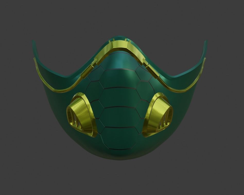 Viper mask from Valorant game 3D print model_1