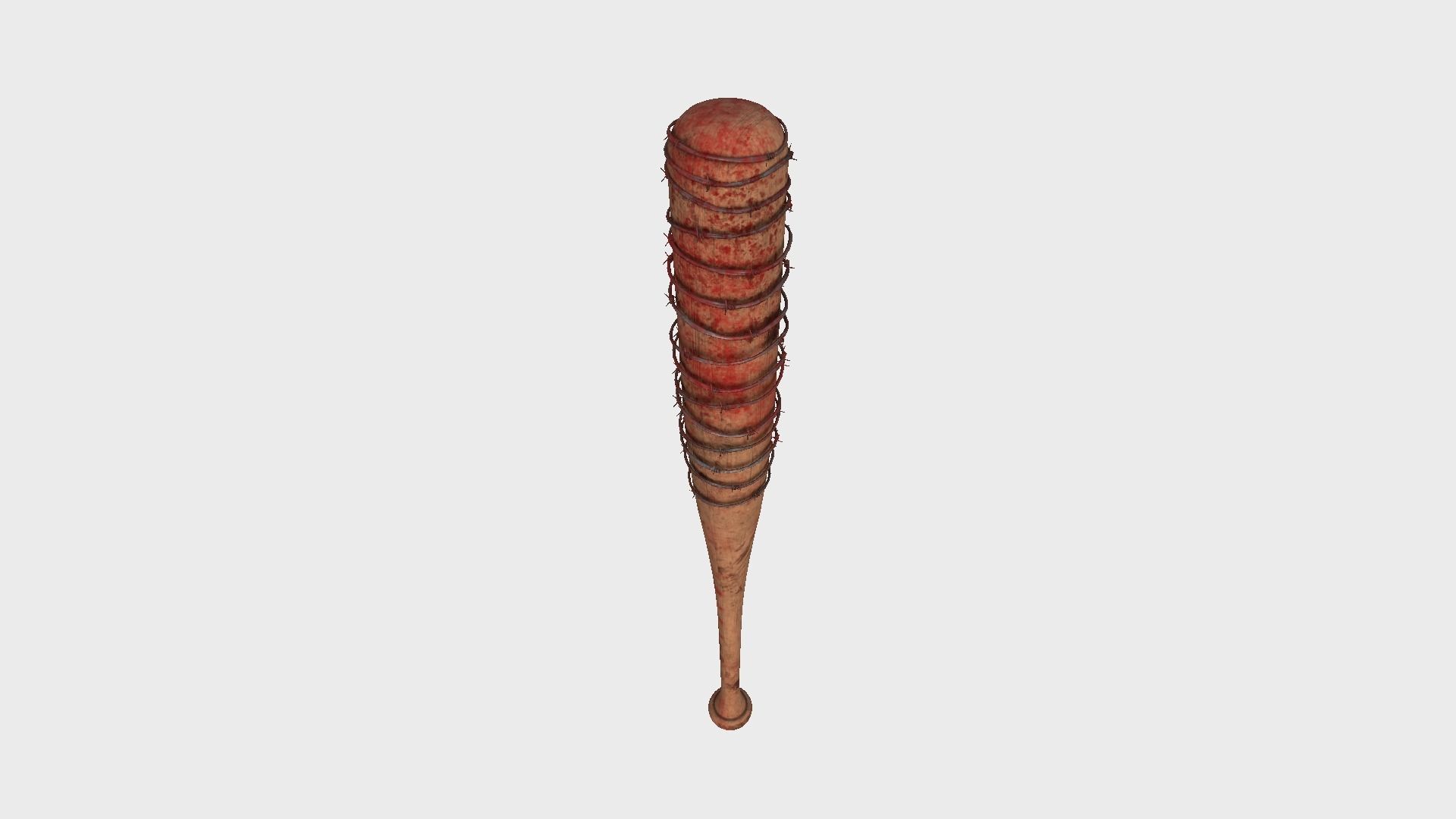 Baseball Bat Weapon 02 - Lucille - Character Weaponry 3D model_4