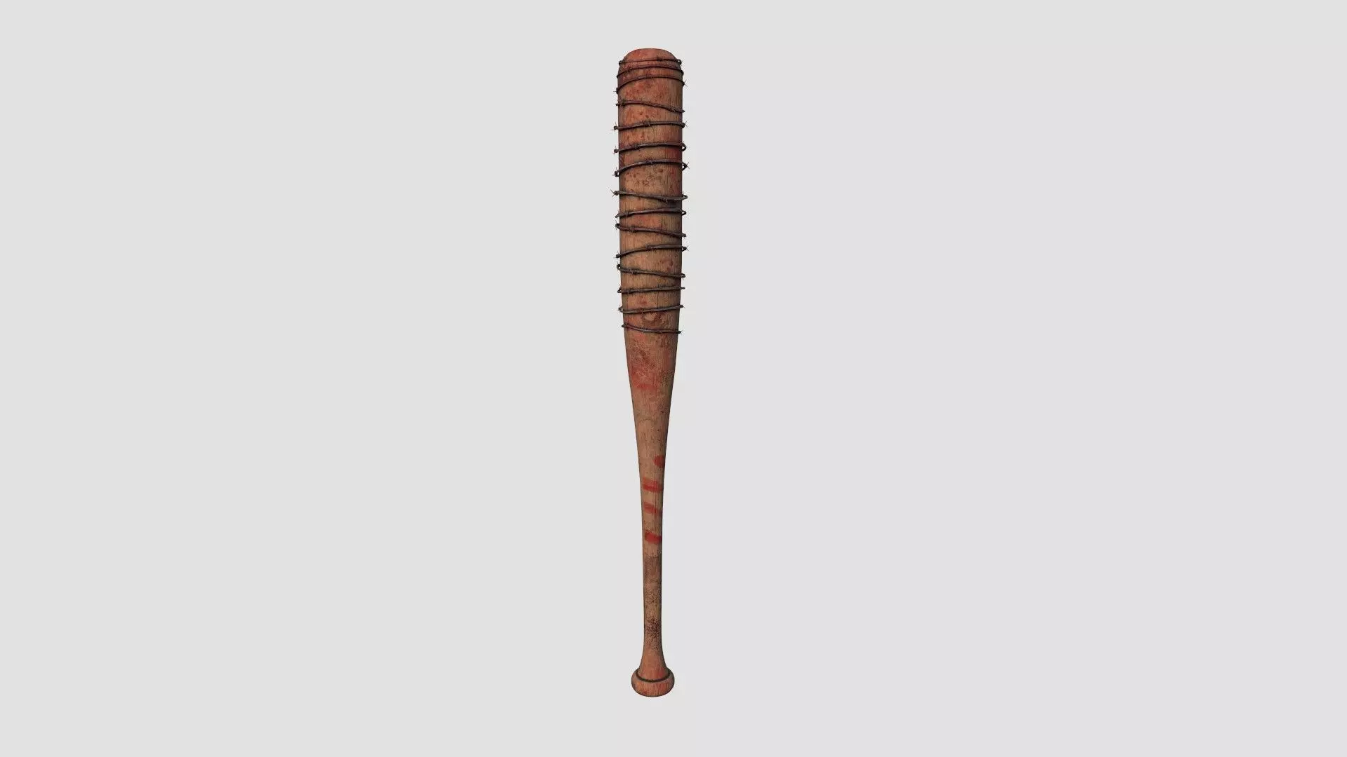Baseball Bat Weapon 02 - Lucille - Character Weaponry 3D model_0