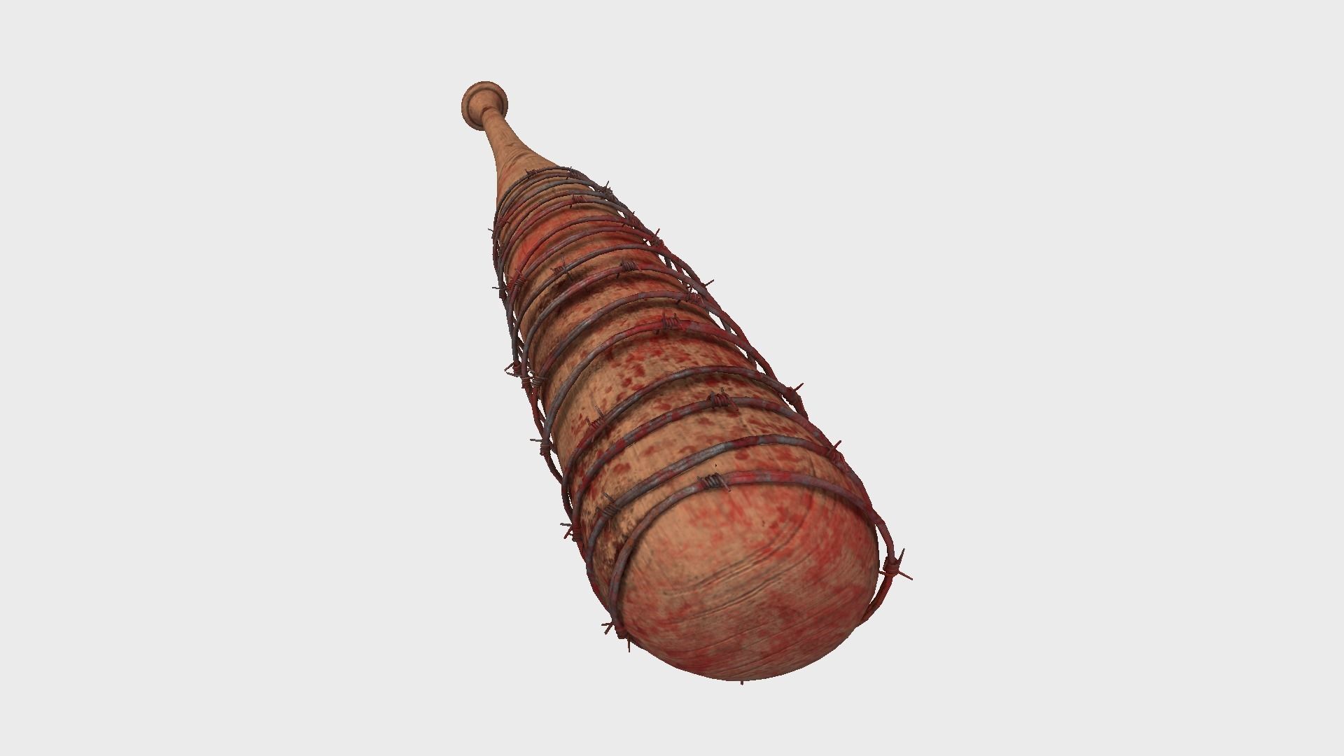 Baseball Bat Weapon 02 - Lucille - Character Weaponry 3D model_1