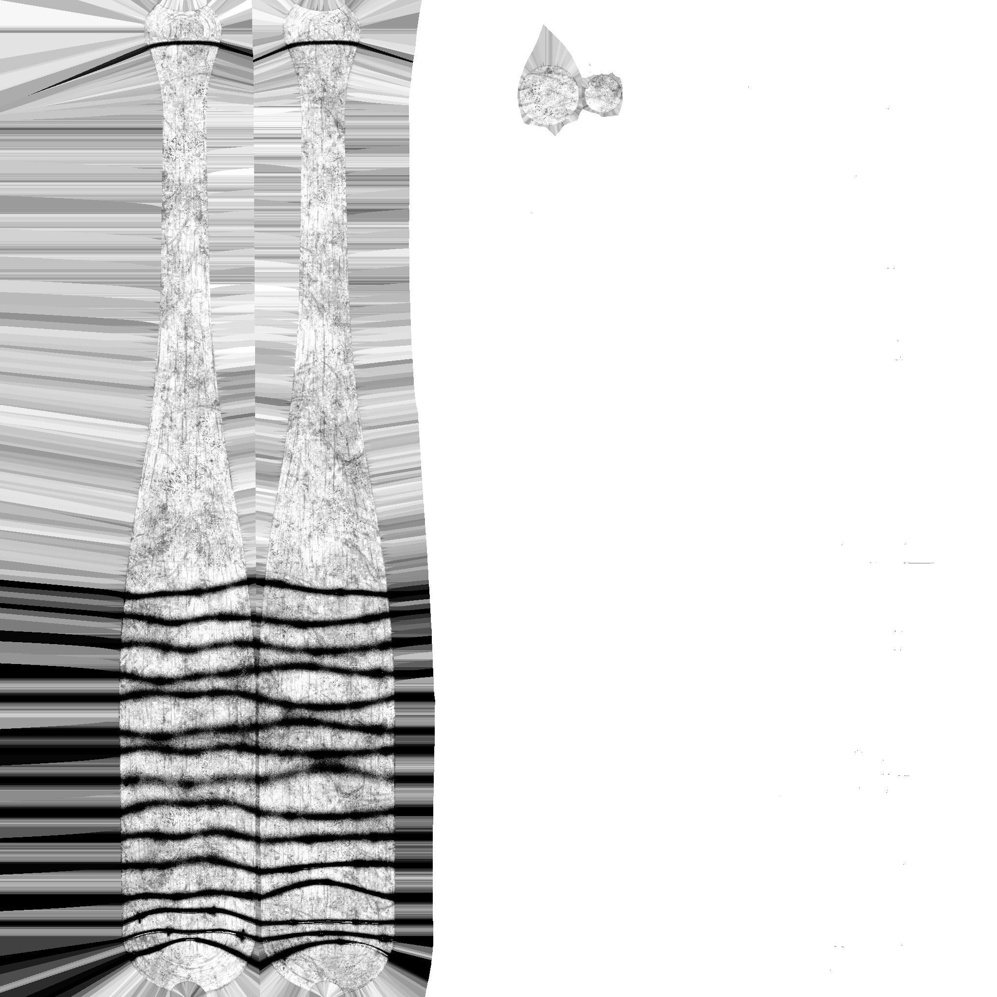 Baseball Bat Weapon 02 - Lucille - Character Weaponry 3D model_22