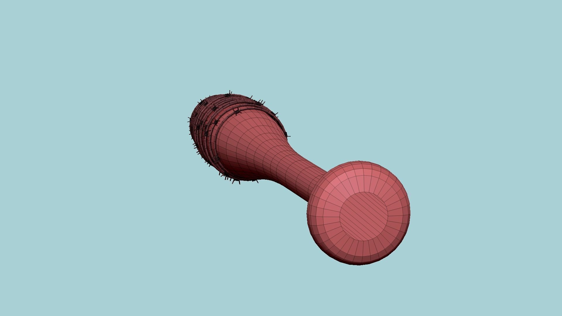 Baseball Bat Weapon 03 - Lucille - Character Weaponry 3D model_15