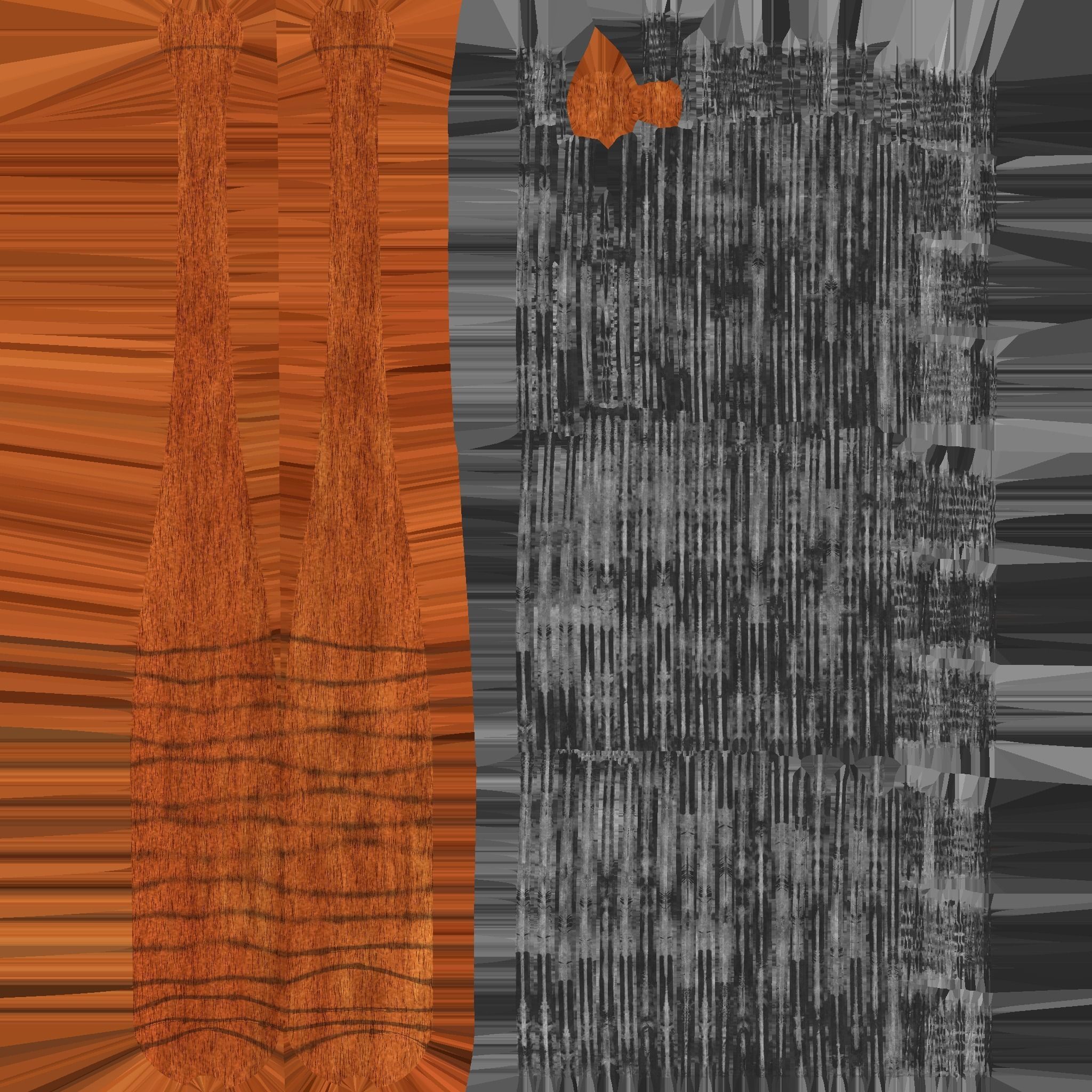 Baseball Bat Weapon 03 - Lucille - Character Weaponry 3D model_17