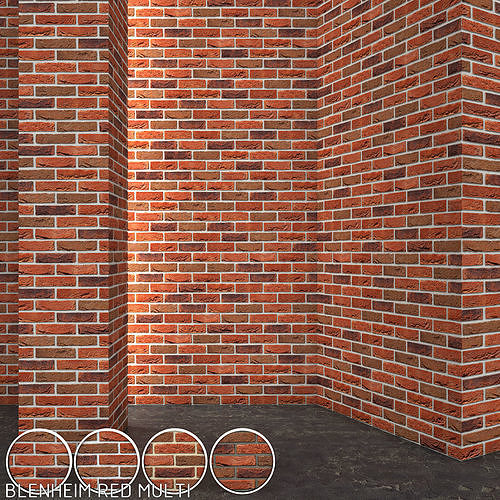 Vandersanden Brick Blenheim Red Multi Texture