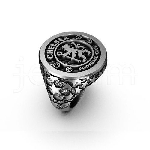 Chelsea Champions League Ring 3D print model