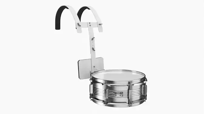 Marching snare drum set 3D model