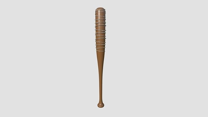 Baseball Bat Weapon 07 Flat Color - Lucille - Character Weaponry 3D model