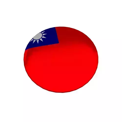 Pin Buttons 24 Taiwan Flag