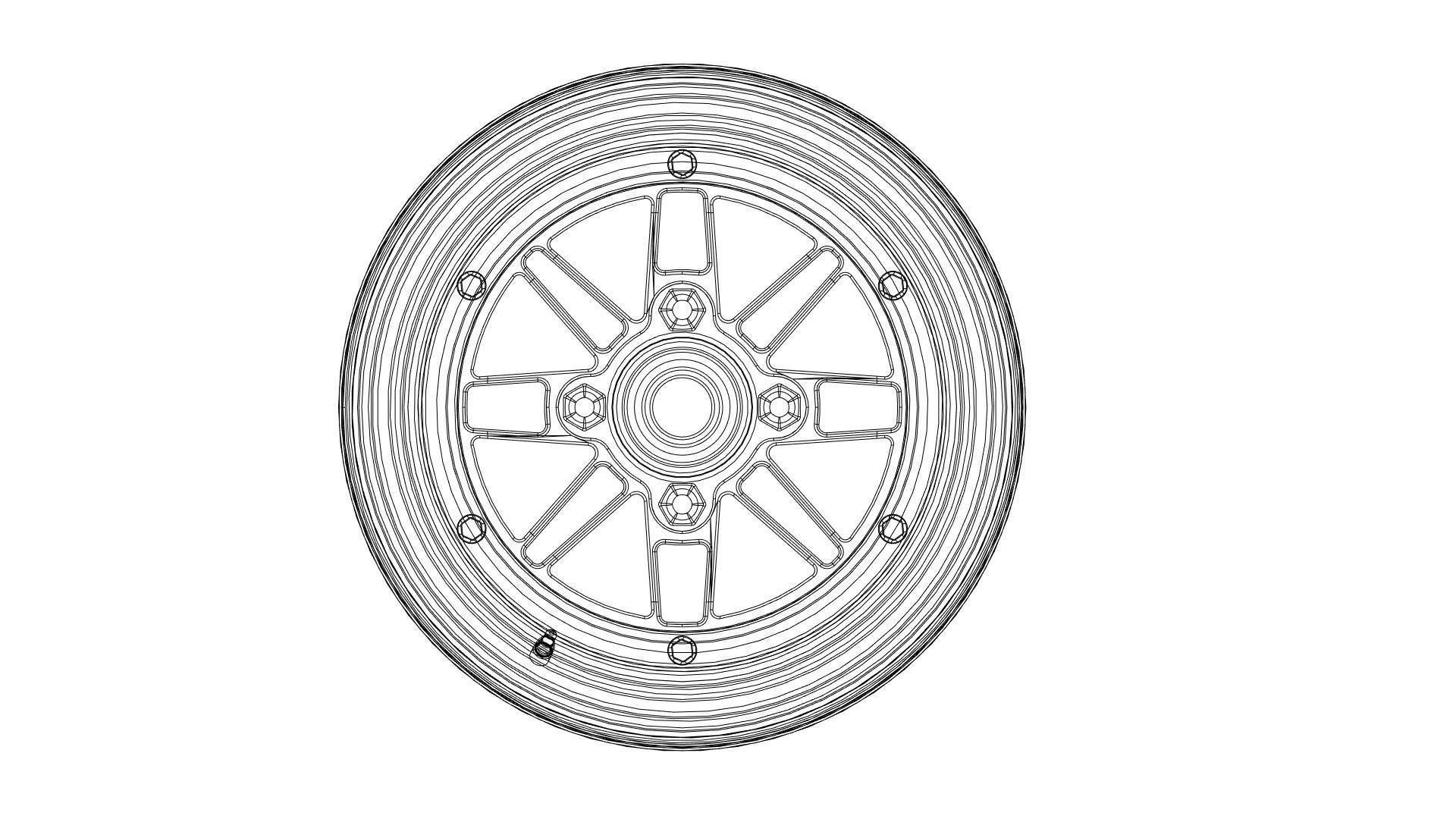 SSR Speed Star rim 3D model_15