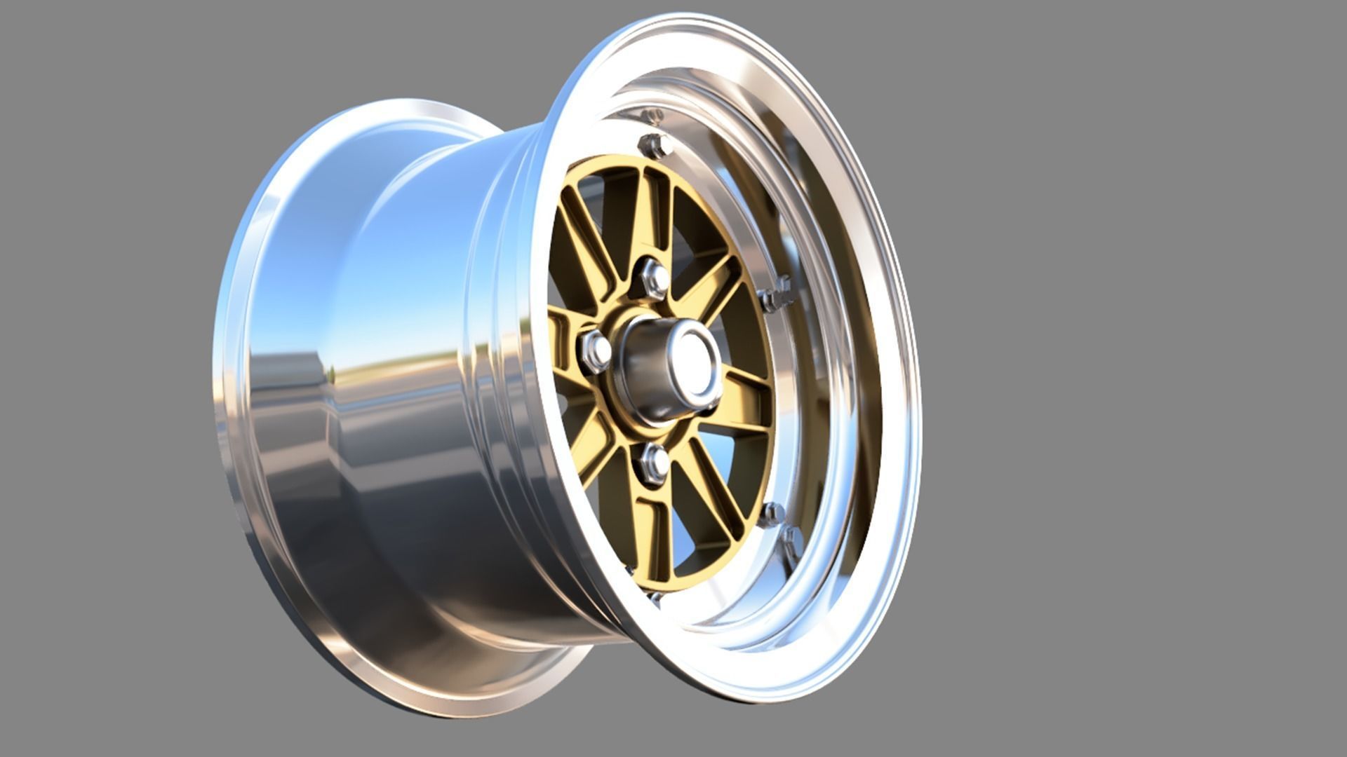 SSR Speed Star rim 3D model_5