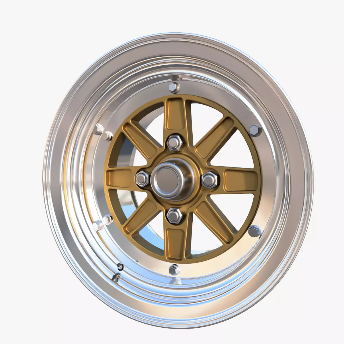 SSR Speed Star rim 3D model_0