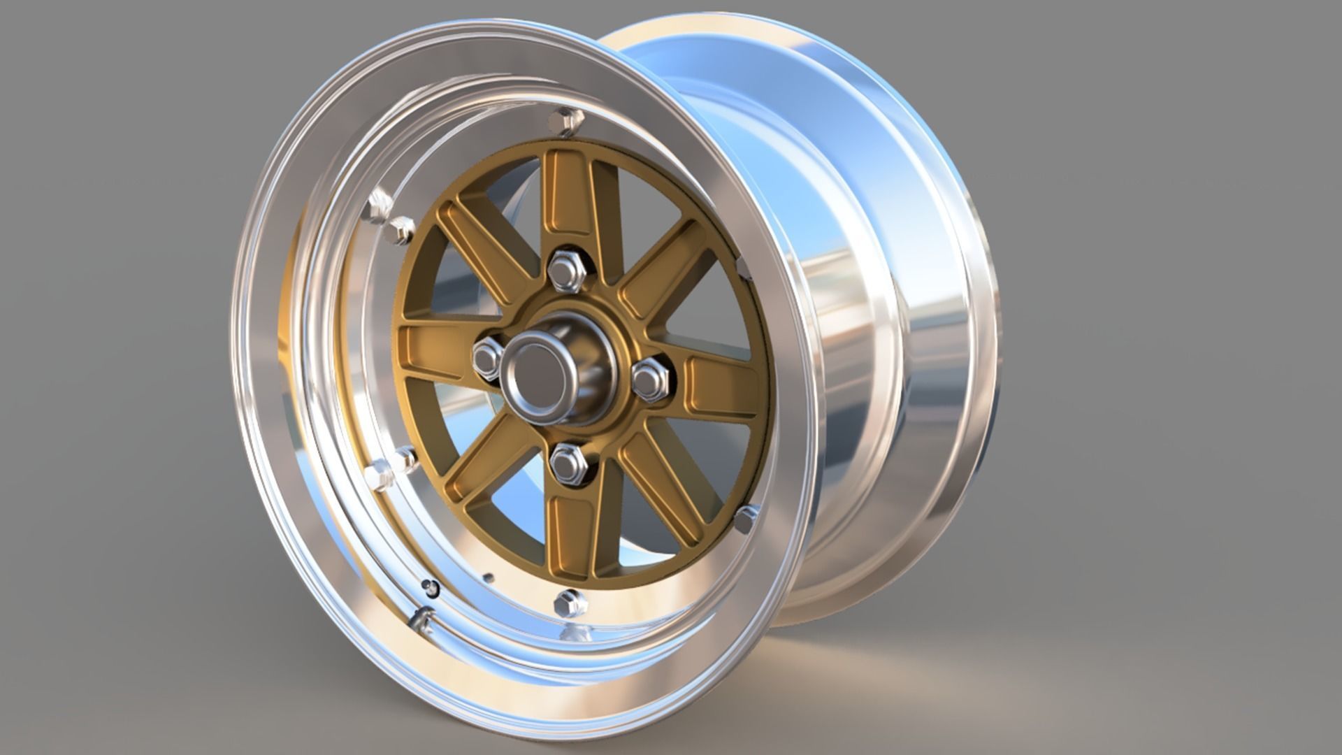SSR Speed Star rim 3D model_1