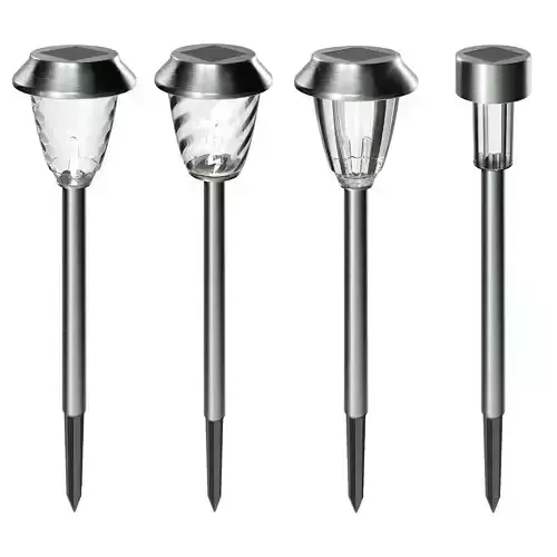 Outdoor garden lights 3D model