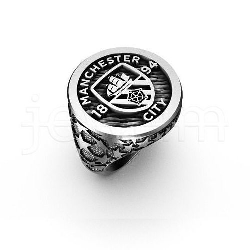 Manchester City Ring Champions League Men Rings 3D print model