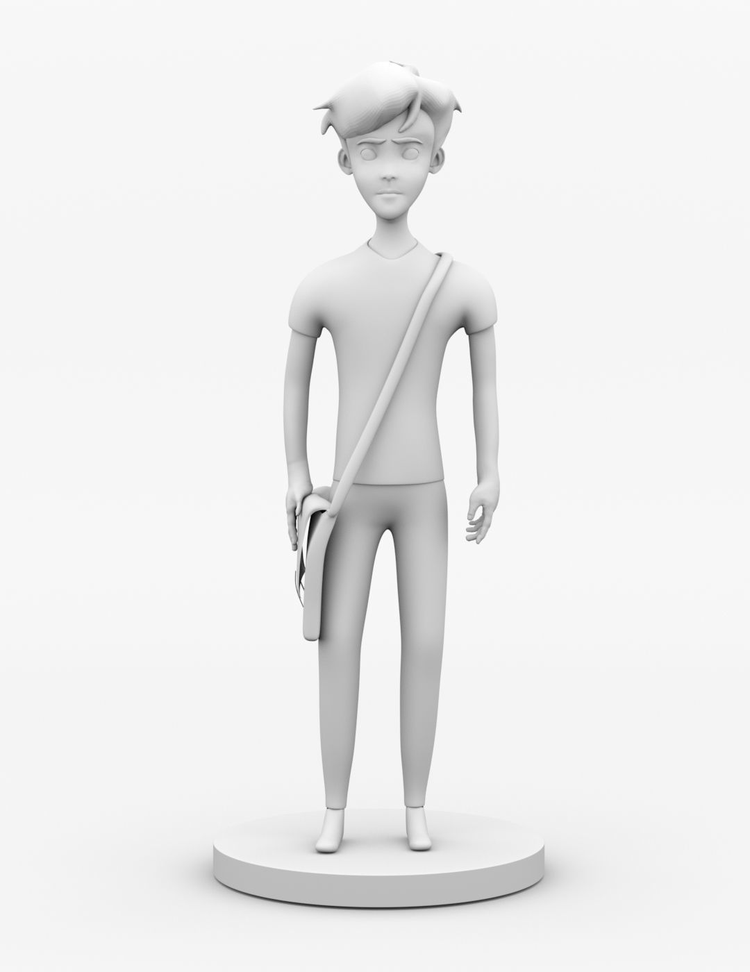 Stylized 3D Character  Low-poly 3D model_11