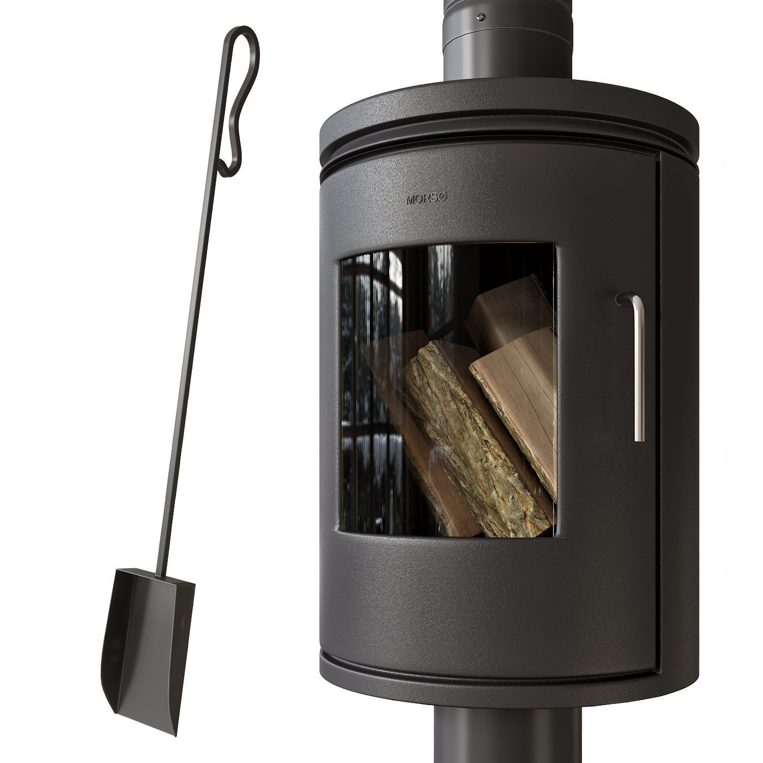 MORSO Fireplace 3D model_1