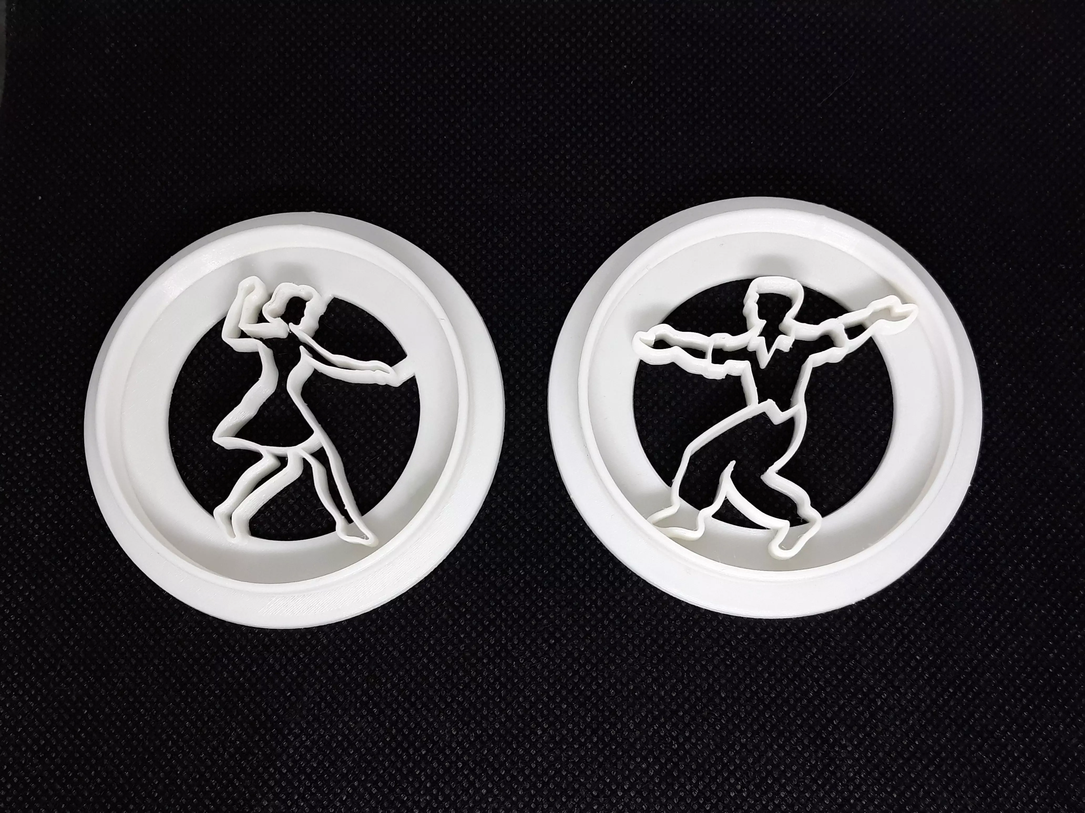 cookie cutters swing dancing 3D print model_0