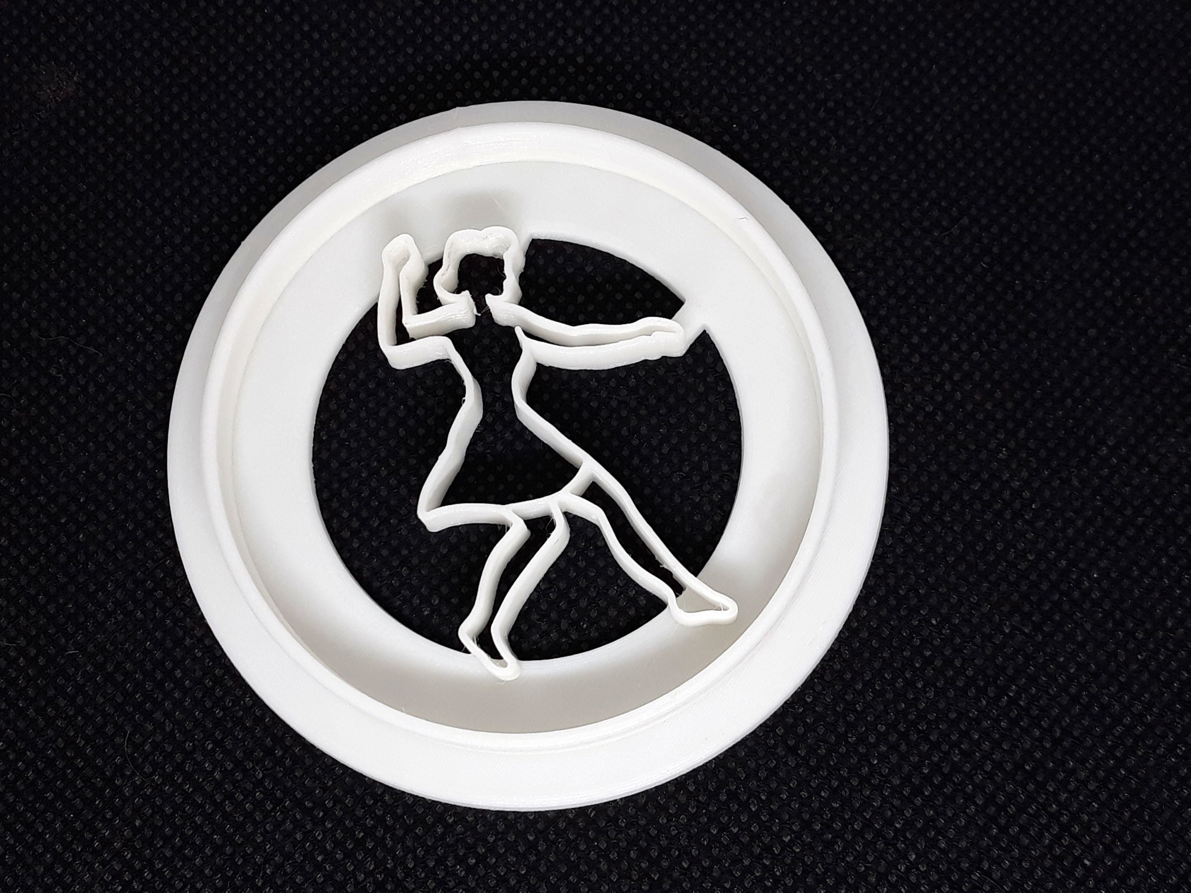 cookie cutters swing dancing 3D print model_2