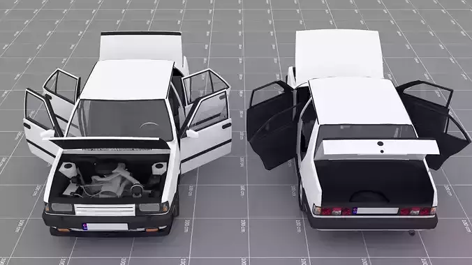 Tofas Sahin Dogan Full Quality Model Low-poly 3D model