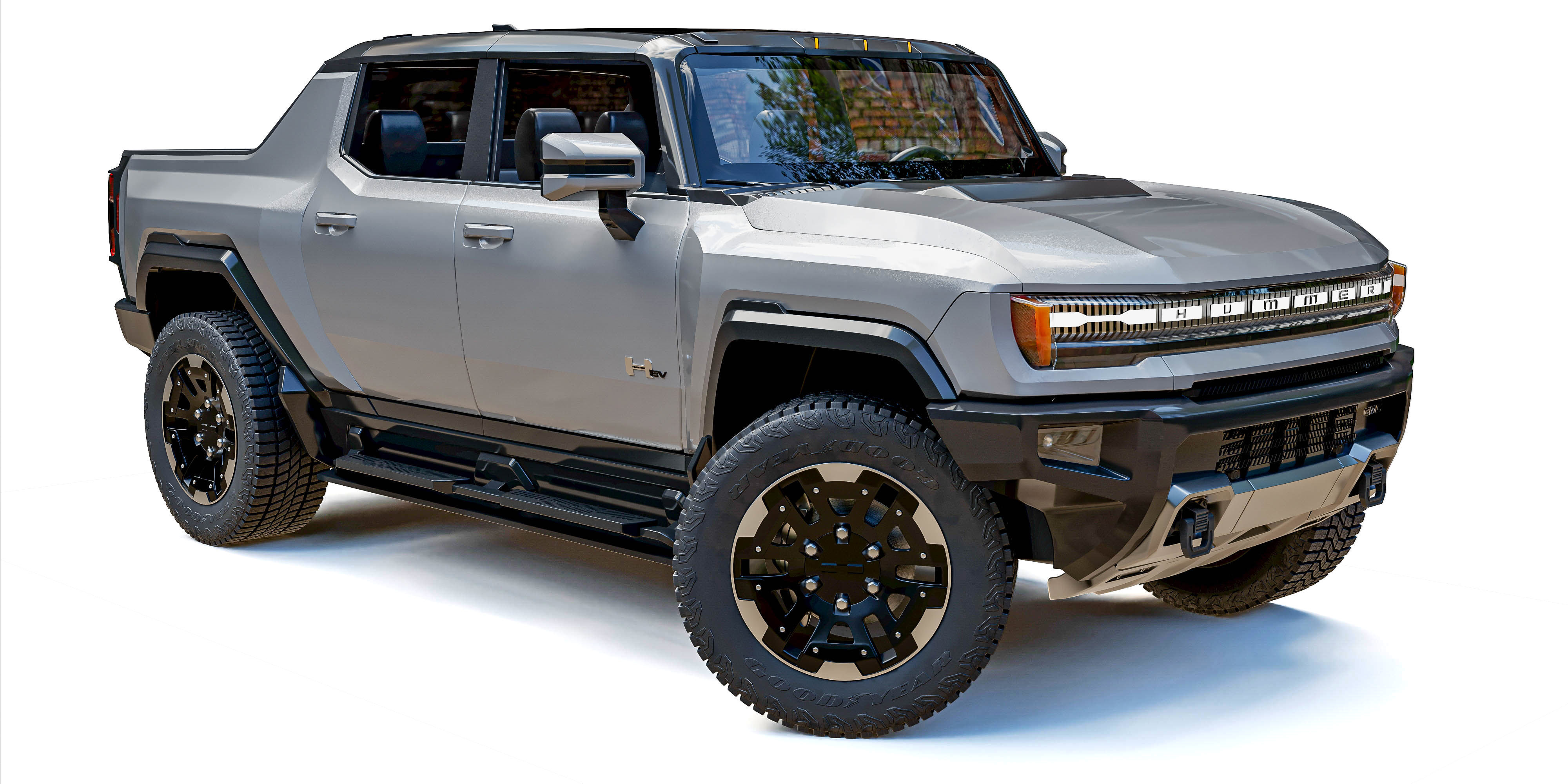 Hummer EV2022 3D model_3