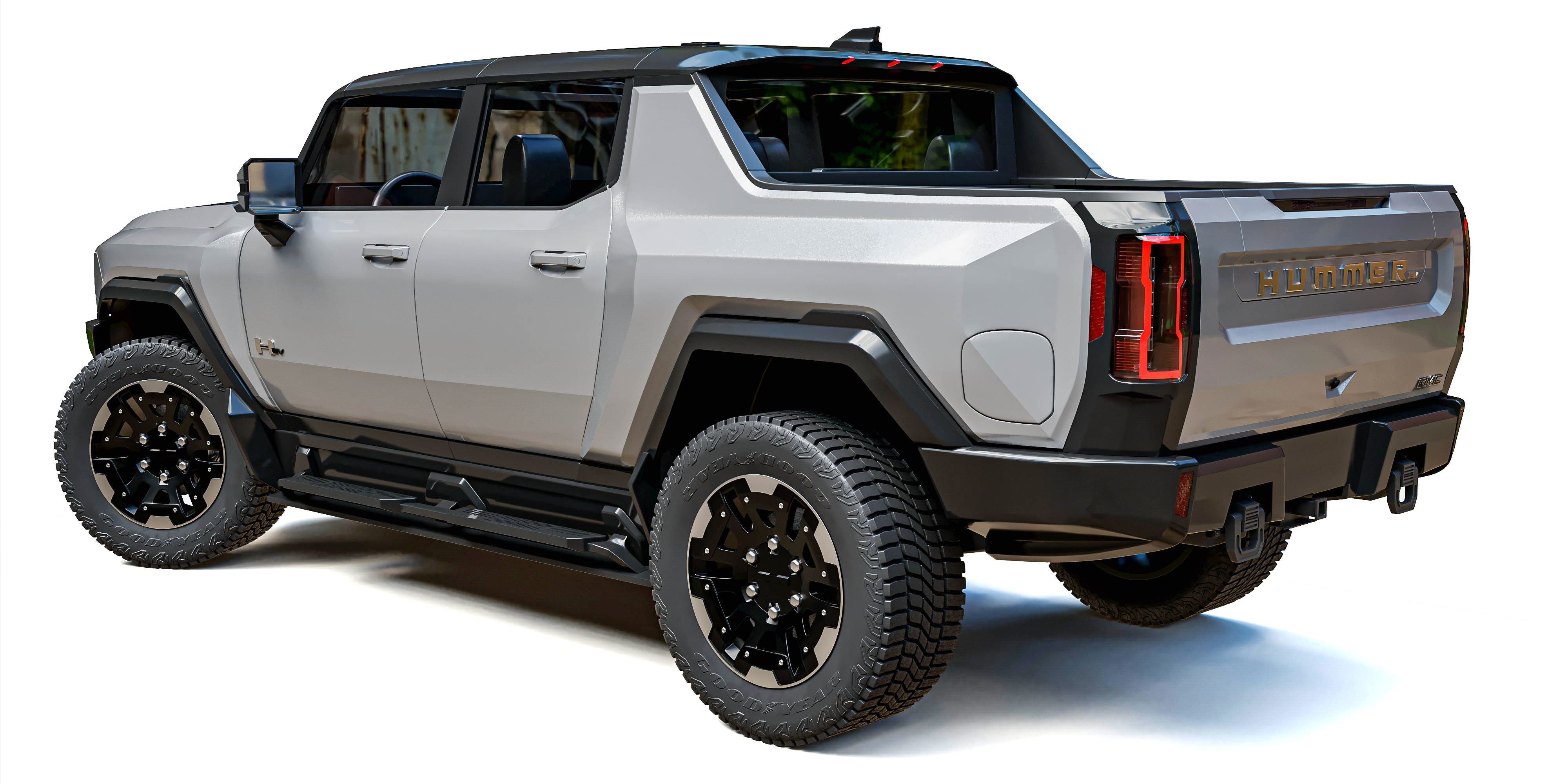 Hummer EV2022 3D model_4