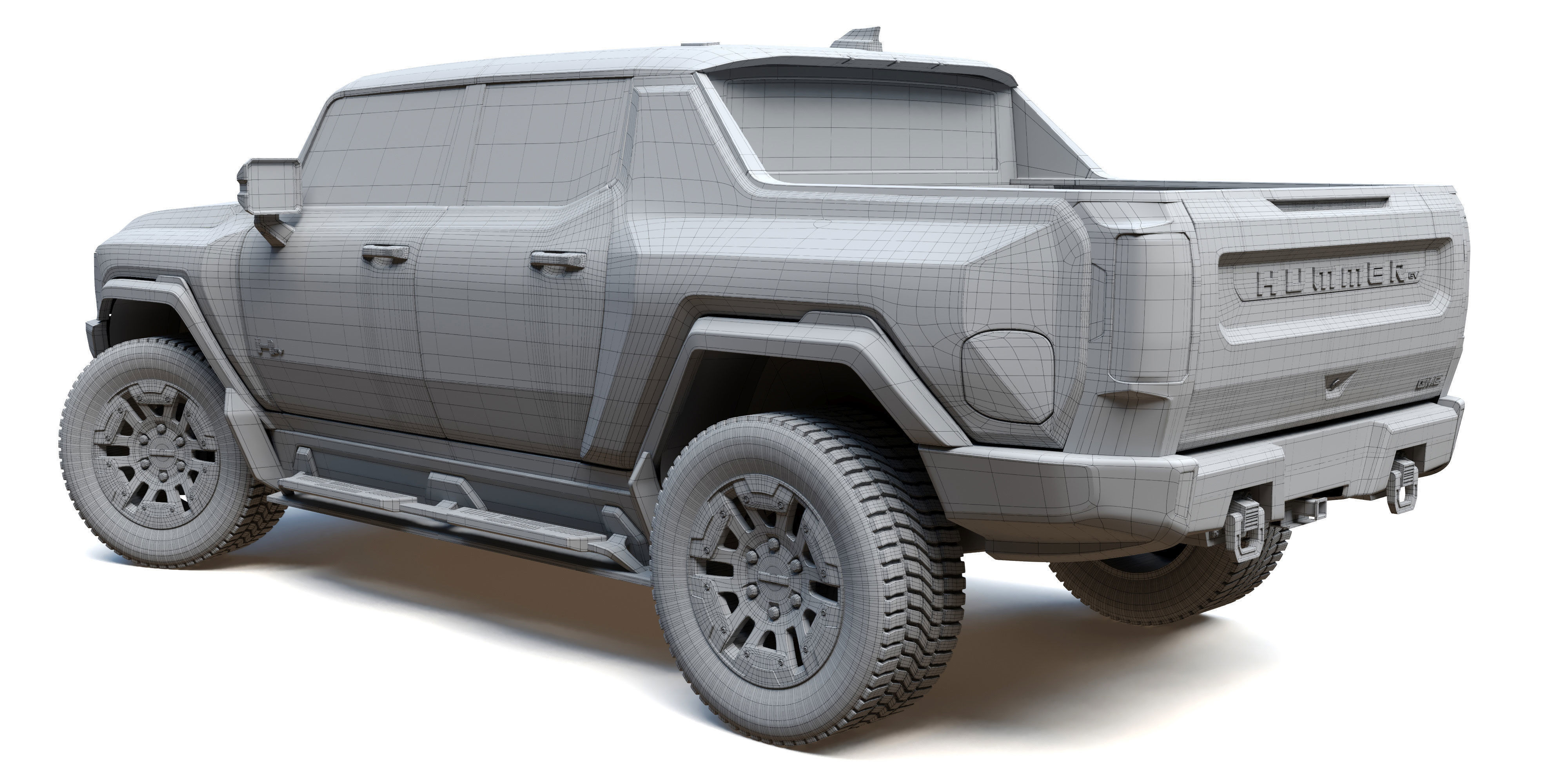 Hummer EV2022 3D model_14